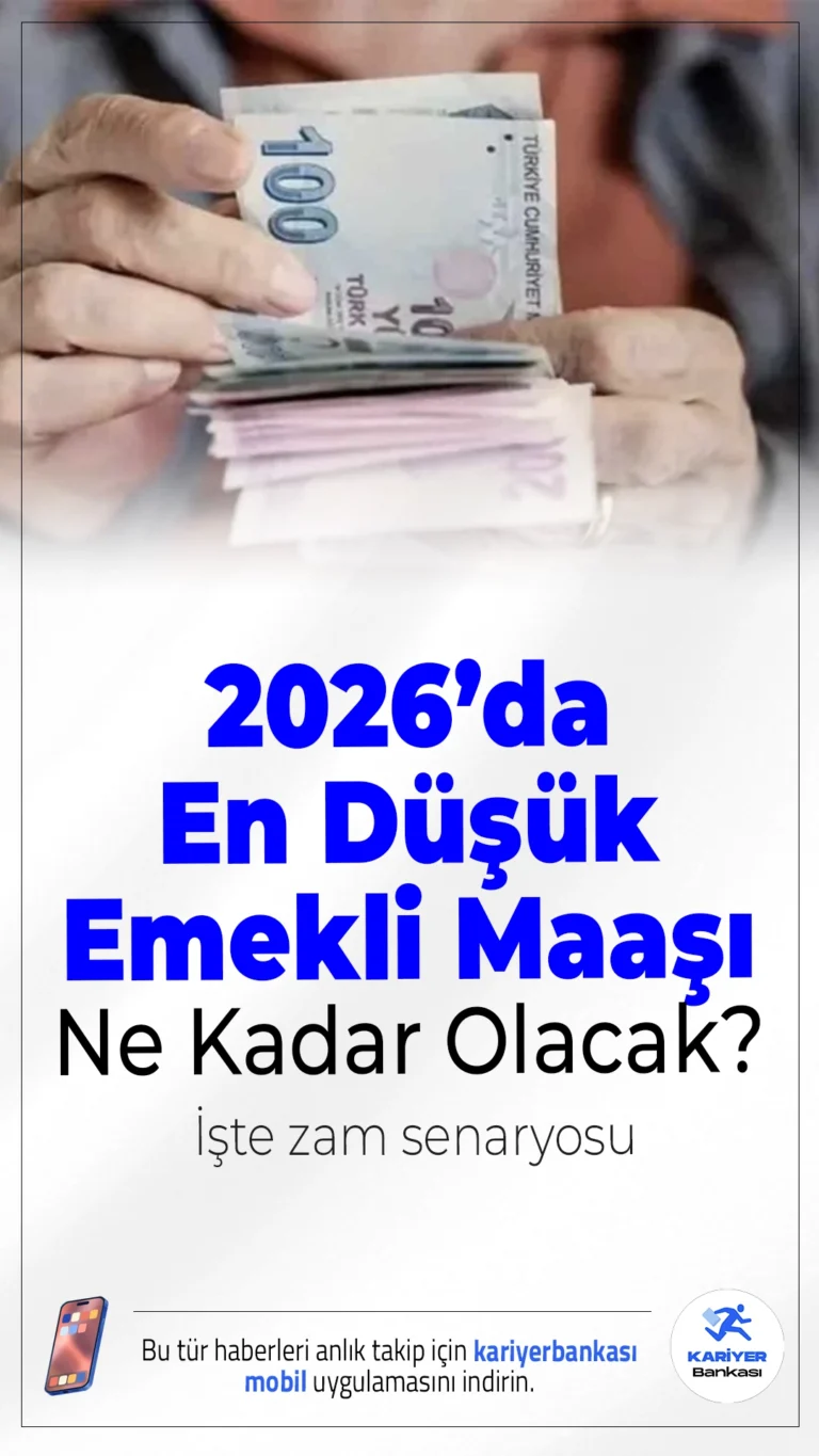 2026’da En Düşük Emekli Maaşı Ne Kadar Olacak? İşte Zam Senaryosu.Yeni yıl yaklaşırken emekliler, maaşlarına yapılacak zammı büyük bir merakla bekliyor. Peki, 2026 Ocak ayında en düşük emekli maaşı ne kadar olacak? Emekli maaşlarına ne kadar zam yapılacak? İşte olası senaryolar…