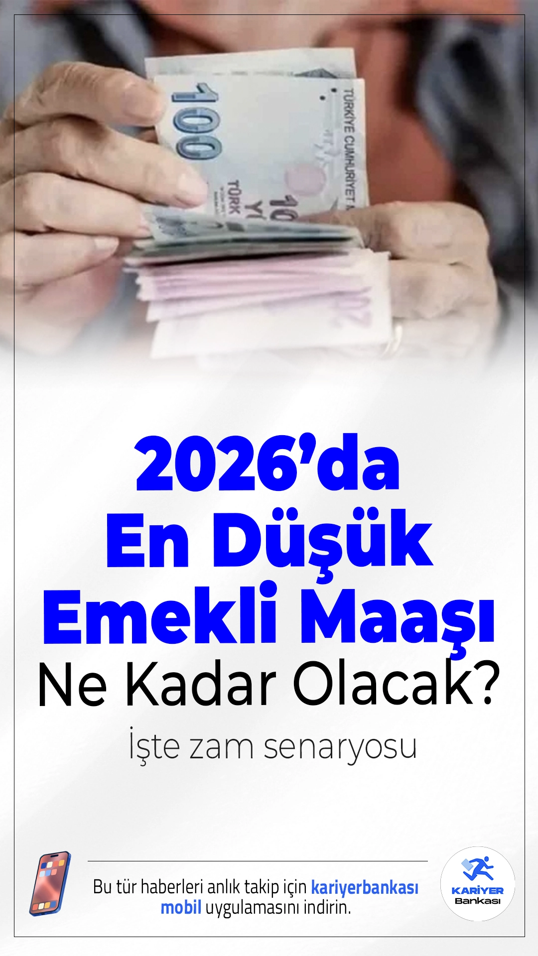 2026’da En Düşük Emekli Maaşı Ne Kadar Olacak? İşte Zam Senaryosu.Yeni yıl yaklaşırken emekliler, maaşlarına yapılacak zammı büyük bir merakla bekliyor. Peki, 2026 Ocak ayında en düşük emekli maaşı ne kadar olacak? Emekli maaşlarına ne kadar zam yapılacak? İşte olası senaryolar…