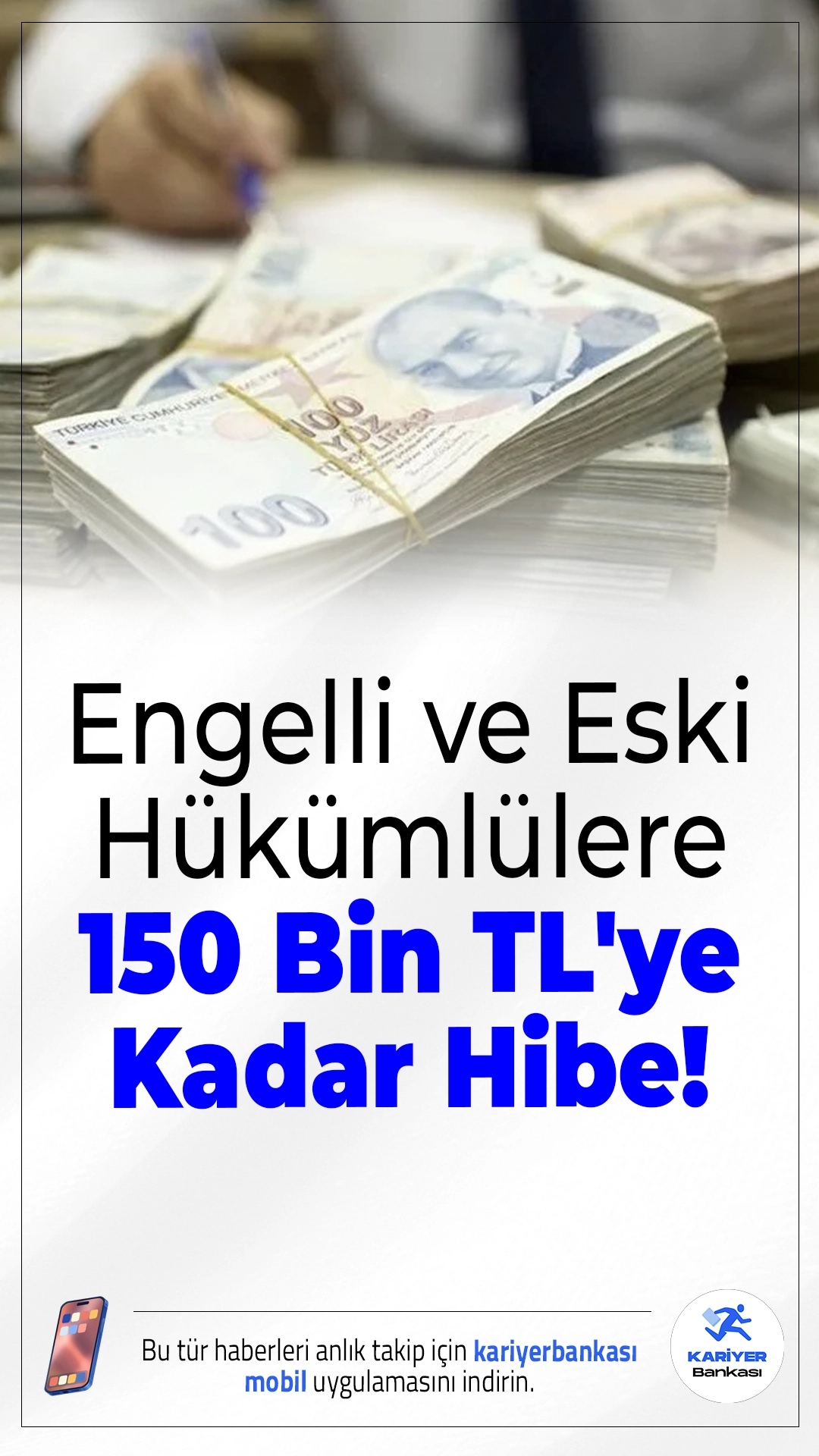 Engelli ve Eski Hükümlülere 150 Bin TL'ye Kadar Hibe!Engelli bireyler ve eski hükümlüler için iş kurma hayallerini gerçeğe dönüştürecek hibe desteği başvuruları devam ediyor. Son başvuru tarihi ise 24 Ekim olarak açıklandı.