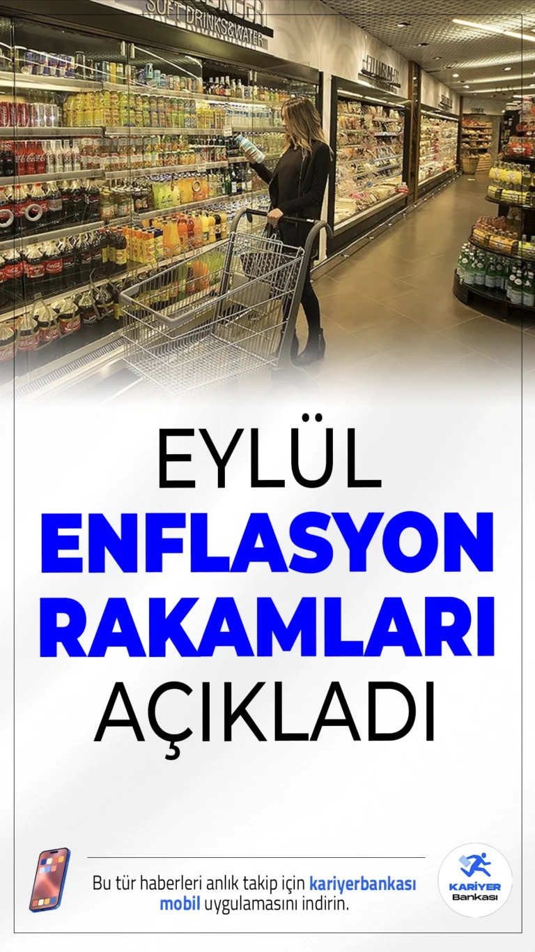 Eylül Ayı Enflasyon Verileri Açıklandı