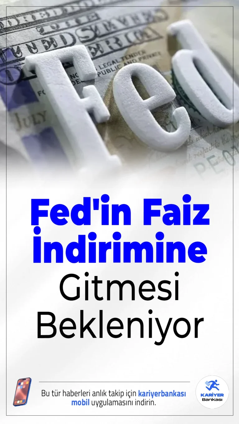 Fed'den Yeni Hamle mi Geliyor? Faiz İndirimi Beklentisi Artıyor.ABD Merkez Bankası'nın (Fed), önümüzdeki hafta yapılacak toplantıda 25 baz puanlık faiz indirimine gitmesi bekleniyor. Enflasyonun yavaşlaması ve iş gücü piyasasındaki zayıflama, bu kararda etkili olabilir.