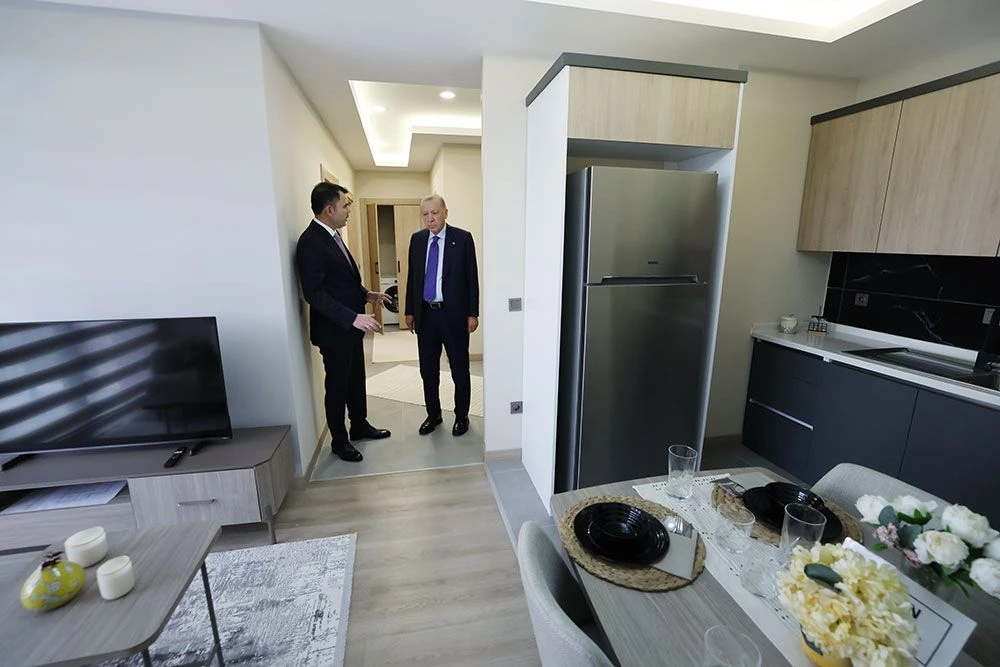 500 Bin Sosyal Konut Projesinde Örnek Daireler Tanıtıldı! 