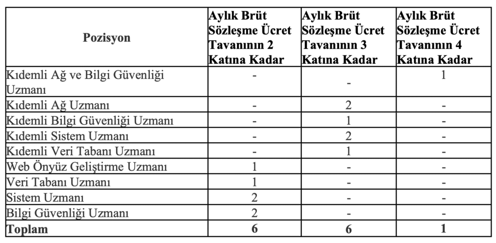 TSE Personel Alımı