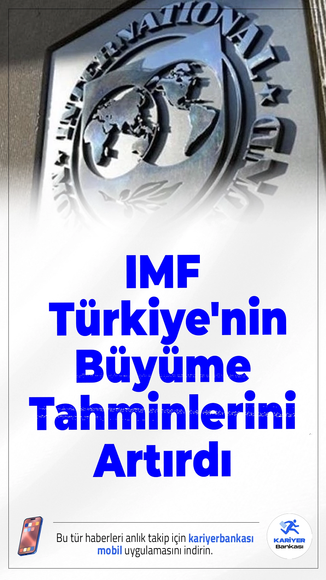 IMF, Türkiye'nin Büyüme Tahminlerini Artırdı.Türkiye ekonomisi için IMF'den gelen yeni büyüme tahmini, ekonomik toparlanmanın sürdüğüne işaret ediyor. Fon, 2024 yılı için büyümeyi %3,5, 2025 için ise %3,7 olarak güncelledi.