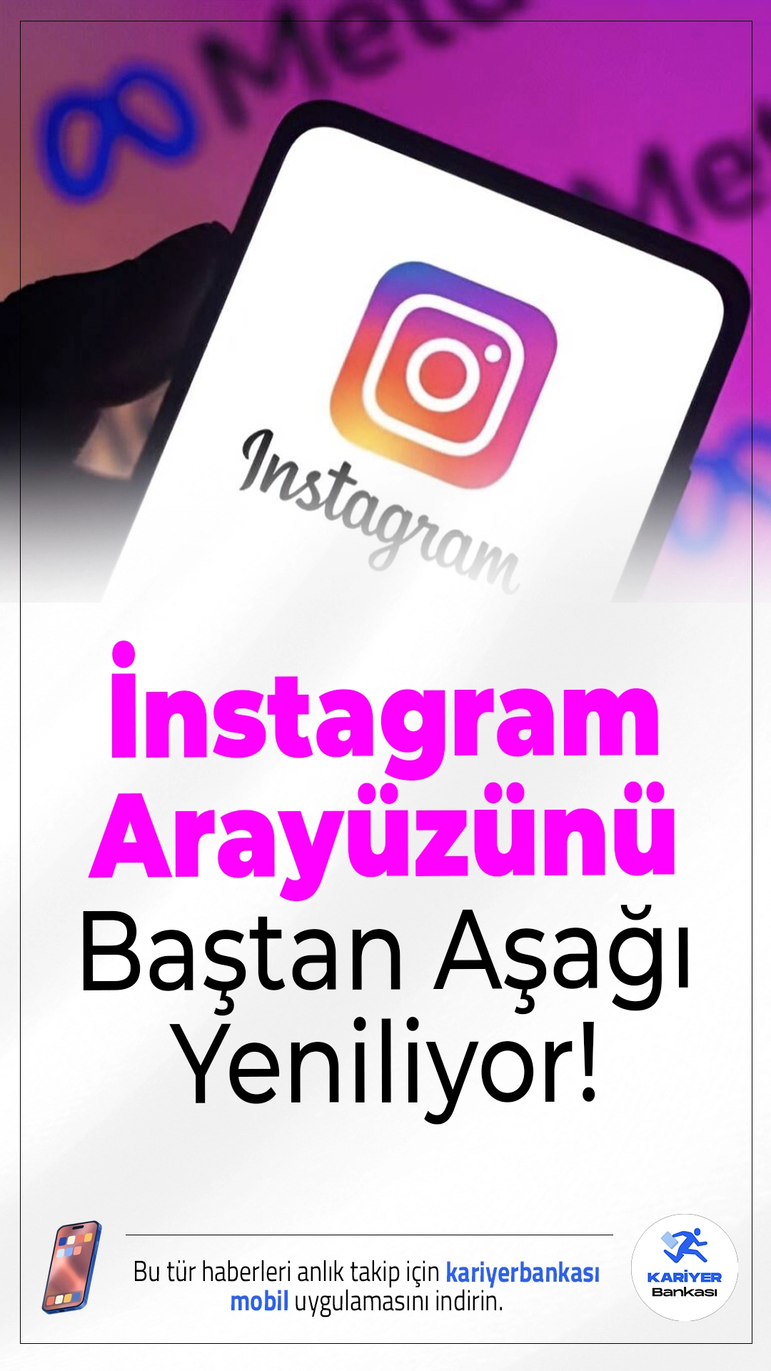 Instagram Arayüzünü Baştan Aşağı Yeniliyor! Yeni Tasarımda Neler Değişti?Instagram, kullanıcı alışkanlıklarını merkeze alan yeni arayüzünü tanıttı. Popüler özellikler öne çıkarılırken, gezinme deneyimi tamamen yenilendi.