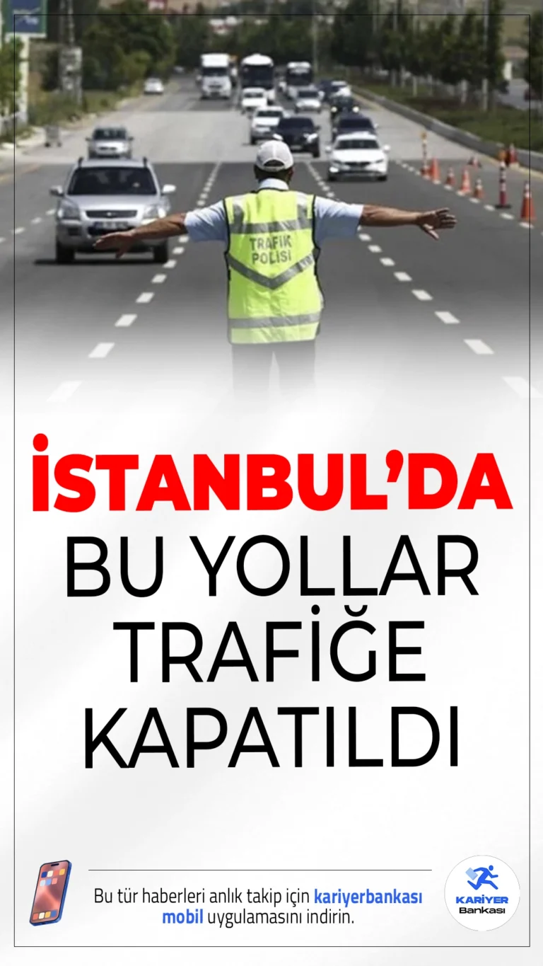 İstanbul'da bugün sabah saatlerinde yapılacak koşu organizasyonu nedeniyle Beşiktaş'taki bazı ana arterler trafiğe kapatıldı, sürücüler için alternatif güzergahlar belirlendi.