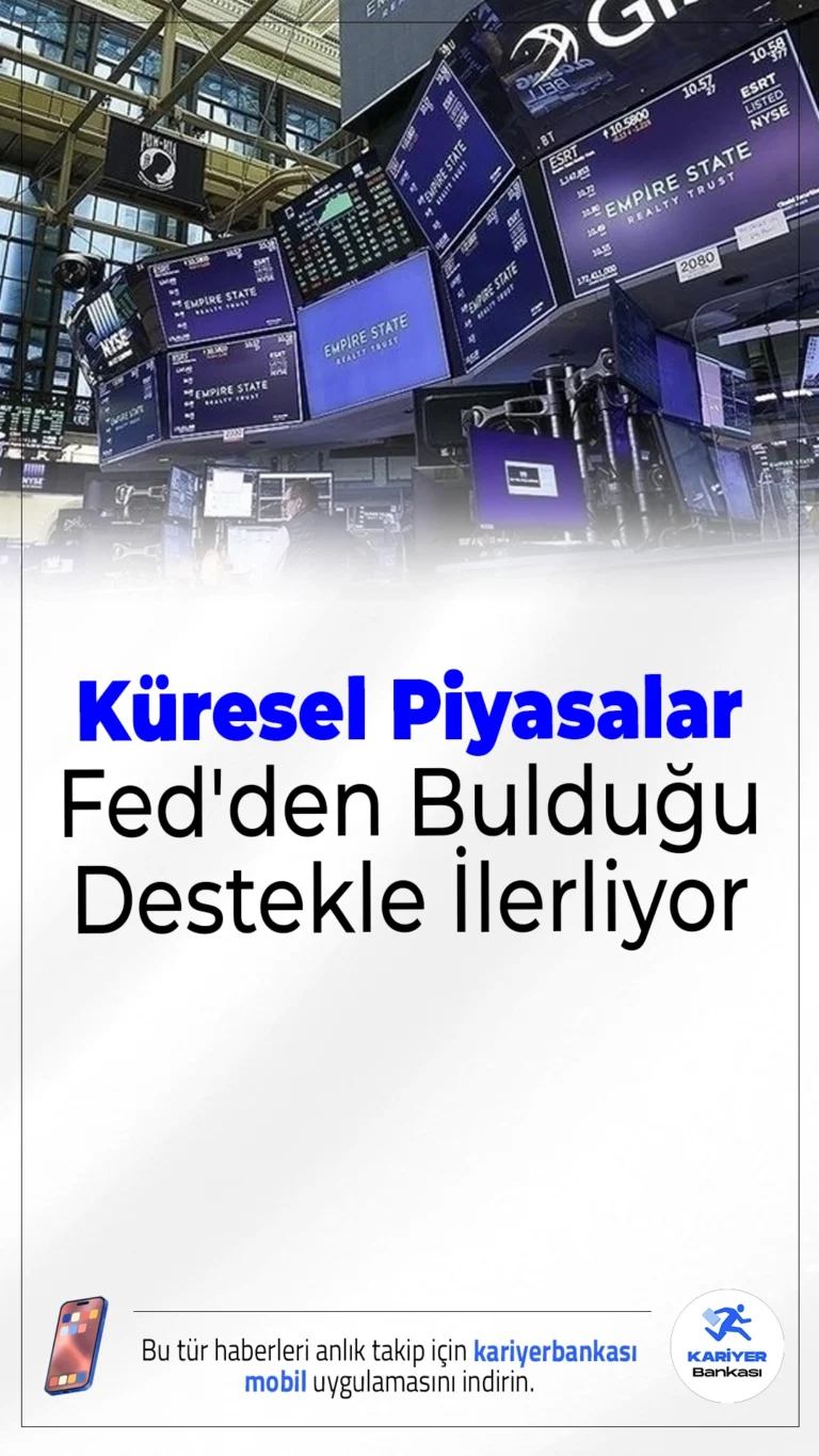 Küresel Piyasalar Fed’in İyimser Sinyalleriyle Yükseliyor.Küresel piyasalar, ABD Merkez Bankası Başkanı Jerome Powell'ın faiz indirimi mesajlarıyla risk iştahını artırırken, Çin ile tarife restleşmesi endişeleri sürüyor.
