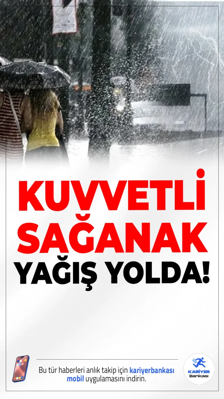 Meteoroloji Uyardı: 2 İlde Kuvvetli Sağanak Yağış Bekleniyor!Düzce ve Zonguldak’ta bugün yerel kuvvetli sağanak yağış bekleniyor. Hava sıcaklığı doğuda azalırken, batıda artış gösterecek.