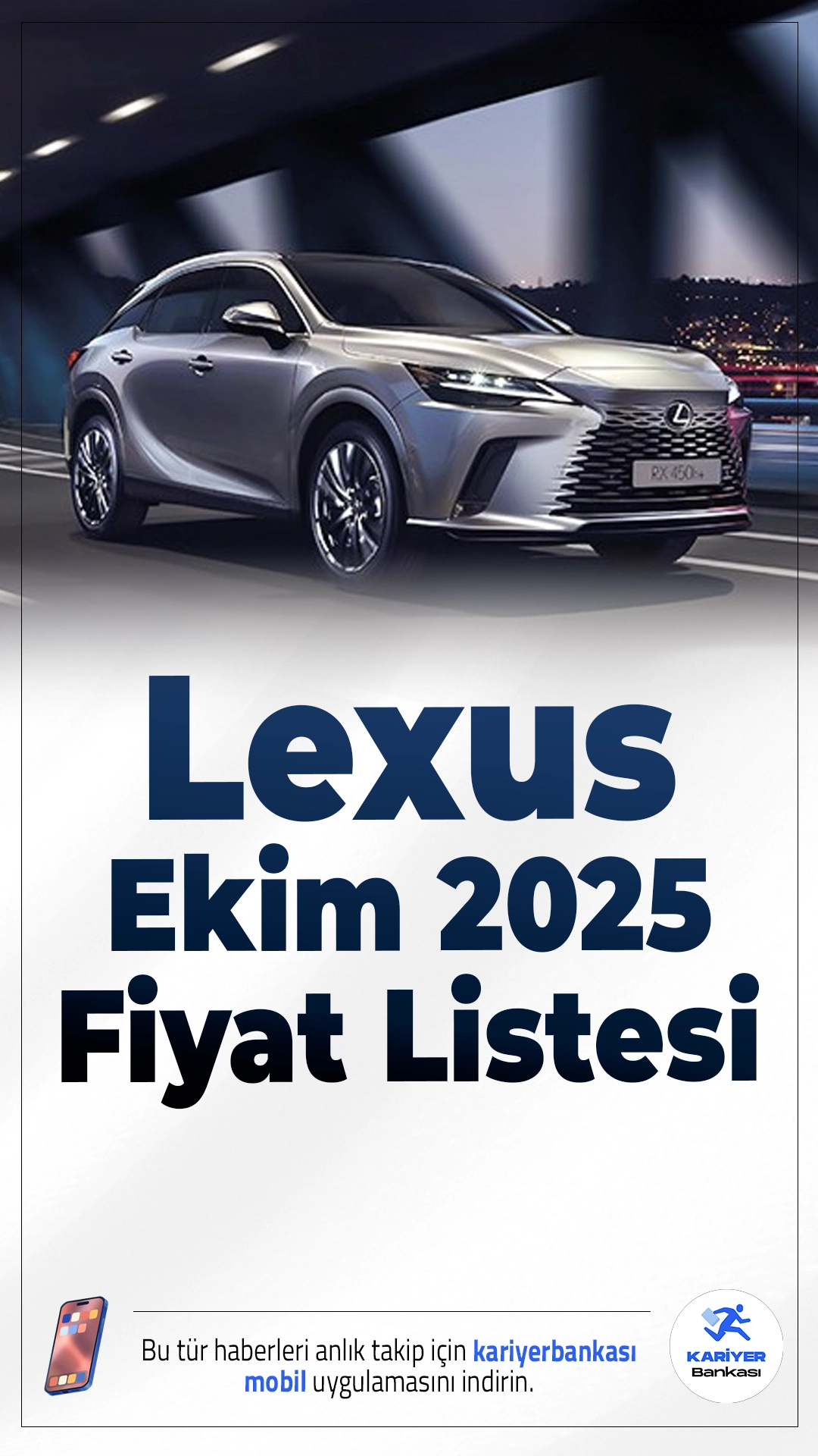 Lexus Ekim 2025 Fiyat Listesi.Toyota'nın premium markası Lexus, Ekim 2025 için sıfır araç fiyat listesini yayımladı. Yeni listede vergisiz fiyatlarla vergili fiyatlar arasındaki fark dikkat çekici boyutlara ulaşıyor.