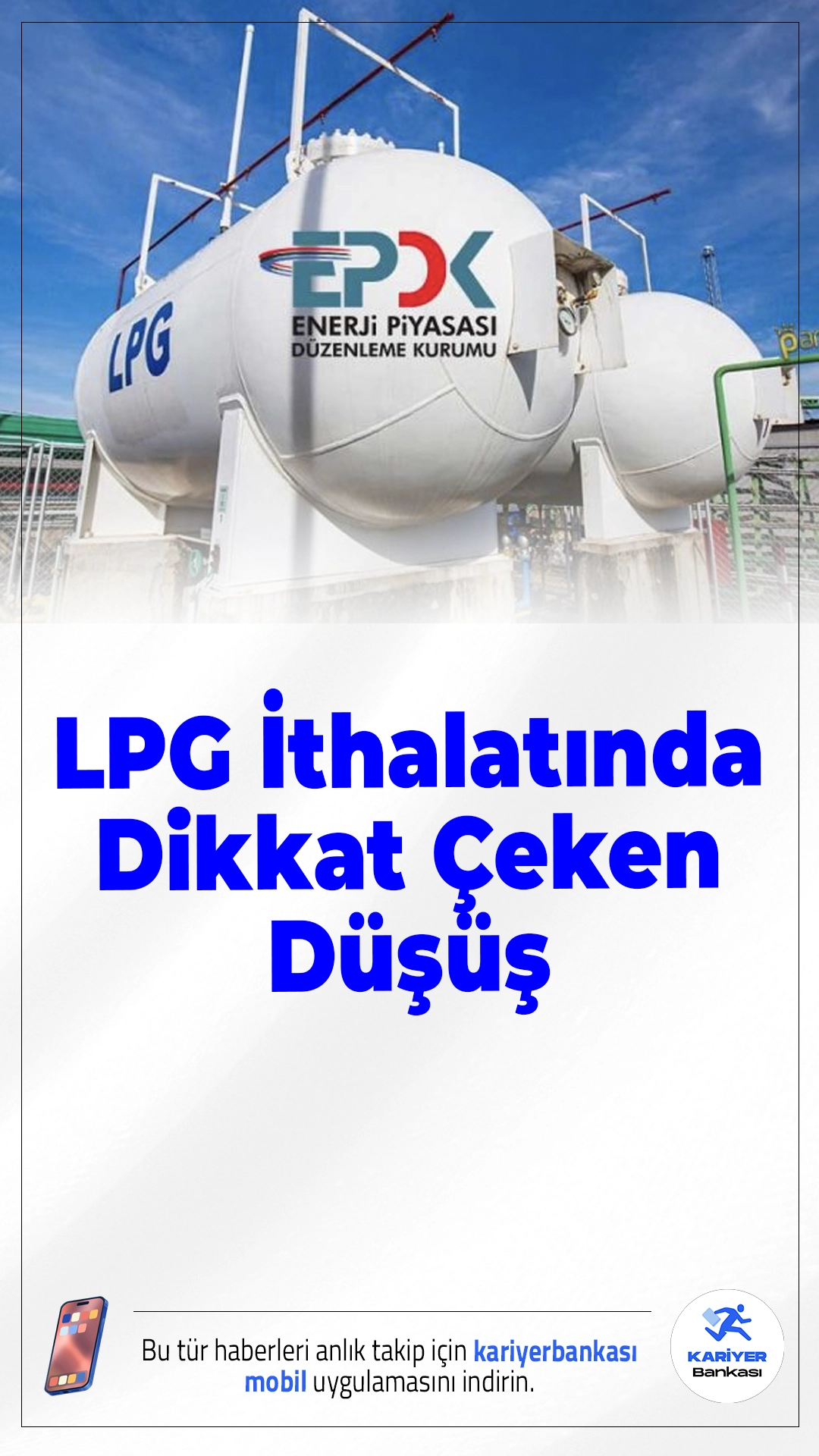 LPG İthalatında Dikkat Çeken Düşüş: Yüzde 23 Azaldı.Türkiye'nin LPG ithalatı ağustos ayında geçen yılın aynı dönemine kıyasla önemli bir düşüş yaşadı.