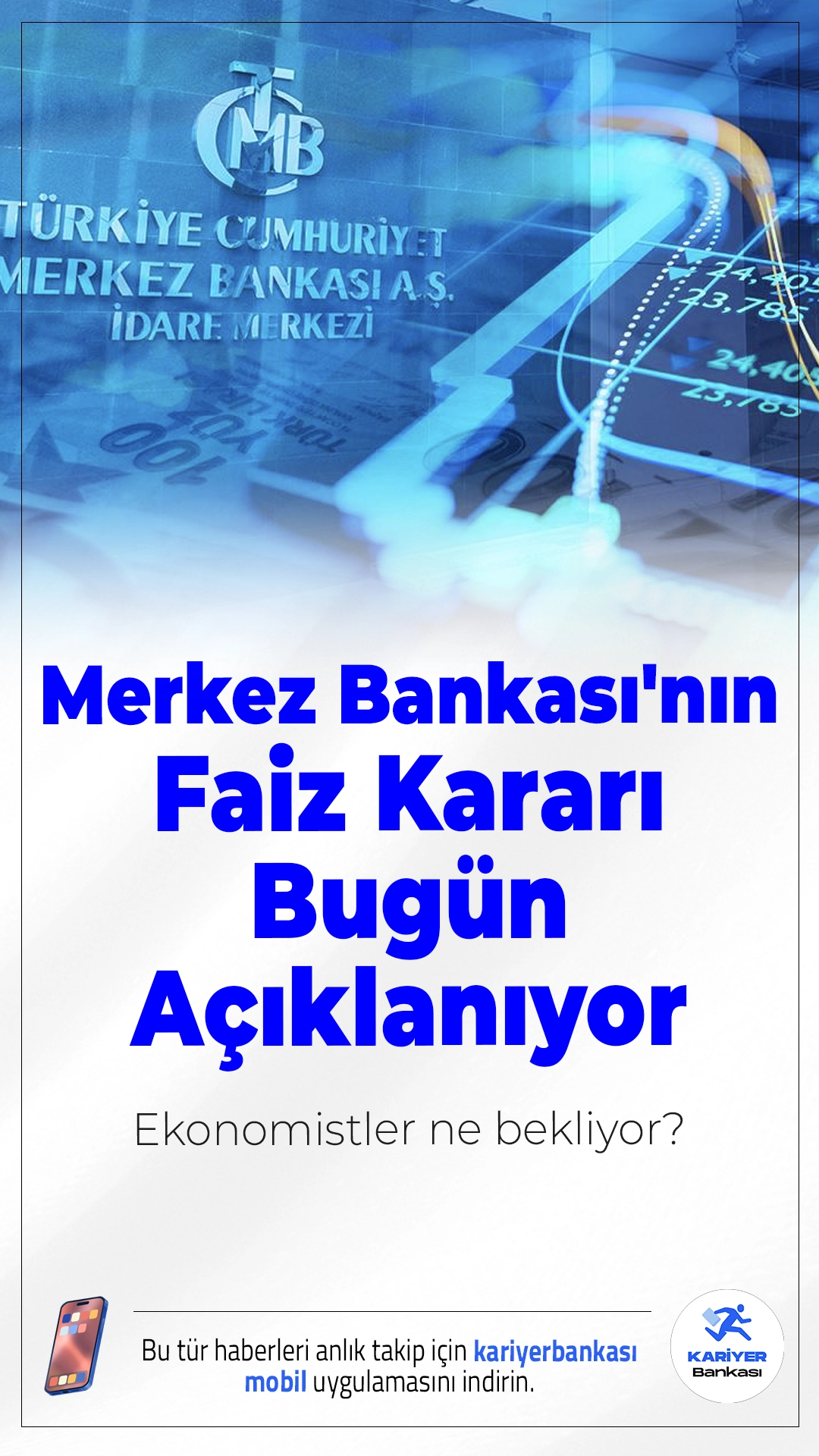 Merkez Bankası'nın Faiz Kararı Bugün Açıklanıyor.Merkez Bankası'nın yılın yedinci faiz kararı, piyasaların ve yatırımcıların merakla beklediği önemli gelişmeler arasında yer alıyor.