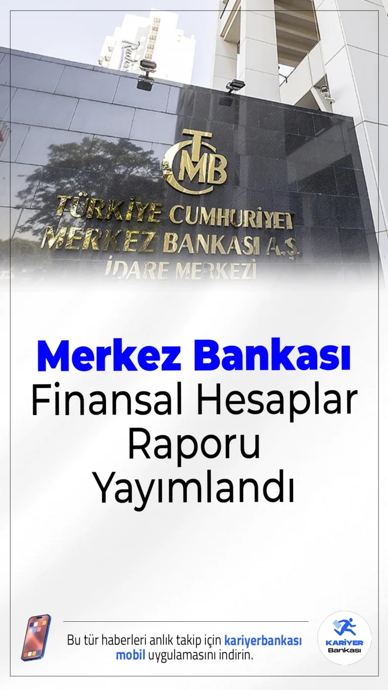 Merkez Bankası Finansal Hesaplar Raporu Yayımlandı.Türkiye ekonomisinde 2025'in ikinci çeyreğinde finansal denge nispeten korunurken, toplam ekonomi net borçlu konumunu sürdürdü.
