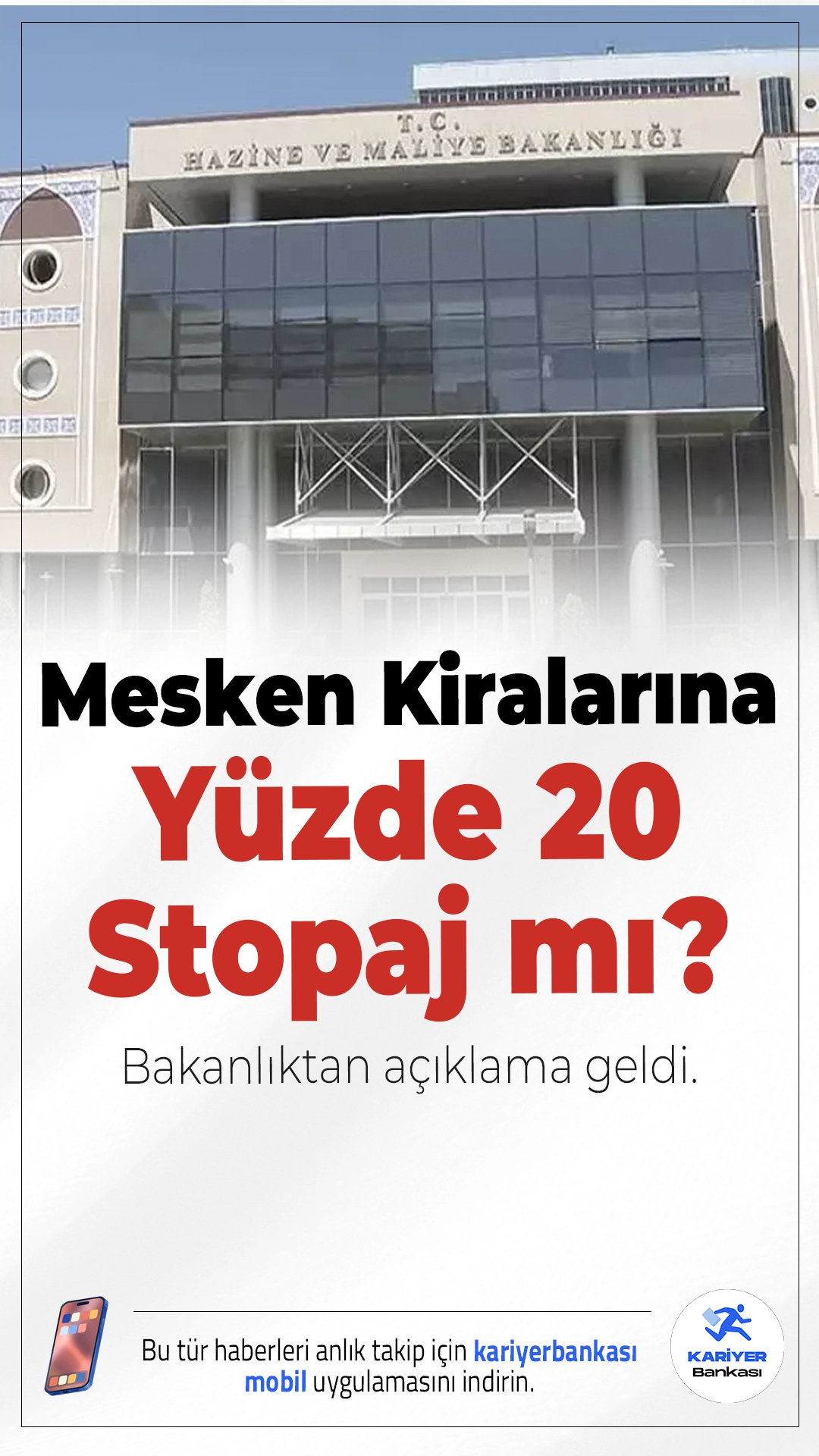 Mesken Kiralarında Yüzde 20 Stopaj Kesintisi Yapılacak mı? Bakanlıktan Açıklama Geldi.Kira gelirlerine yönelik yüzde 20 stopaj iddiaları sonrası Hazine ve Maliye Bakanlığı'ndan açıklama geldi: Gündemde böyle bir düzenleme yok.