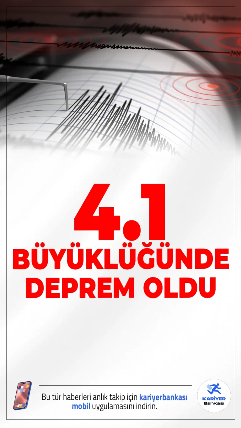 Osmaniye'de 4,1 Büyüklüğünde Deprem Meydana Geldi.Osmaniye'nin Sumbas ilçesinde yerin 7 kilometre derinliğinde gerçekleşen 4,1 büyüklüğündeki deprem paniğe neden oldu.