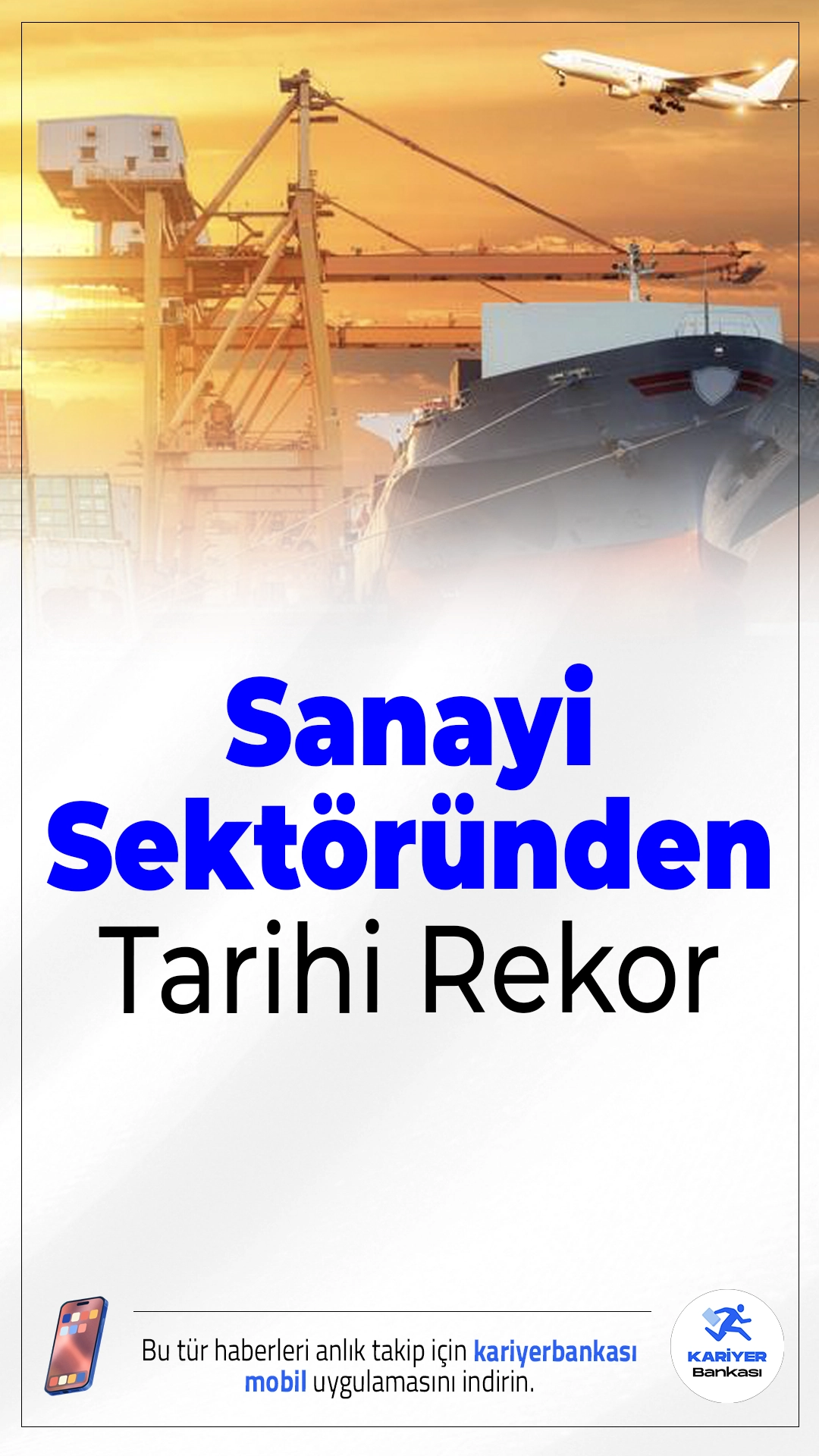 Sanayi Sektöründen Tarihi Rekor: Ocak-Eylül Döneminde 143,2 Milyar Dolarlık İhracat.Türkiye sanayi sektörü, 2025’in ilk 9 ayında tüm zamanların en yüksek ihracat performansına ulaştı. 143,2 milyar dolarlık dış satım ile rekor kıran sektör, ülke ihracatının yüzde 71,4’ünü oluşturdu.