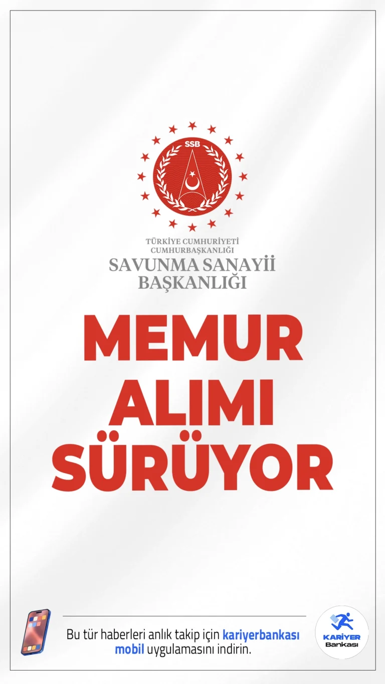 Savunma Sanayii Başkanlığı 36 Memur Alımı Sürüyor.Cumhurbaşkanlığı Savunma Sanayii Başkanlığı (SSB) memur alımı başvuruları sürüyor.İlgili alım duyurusuna göre, KPSS ve YDS puanı ile başvuru yapılacak olan alımda mühendislikten sosyal bilimlere kadar birçok alandan mezun adaylar değerlendirilecek.İşte şartlar ve başvuru bilgileri..