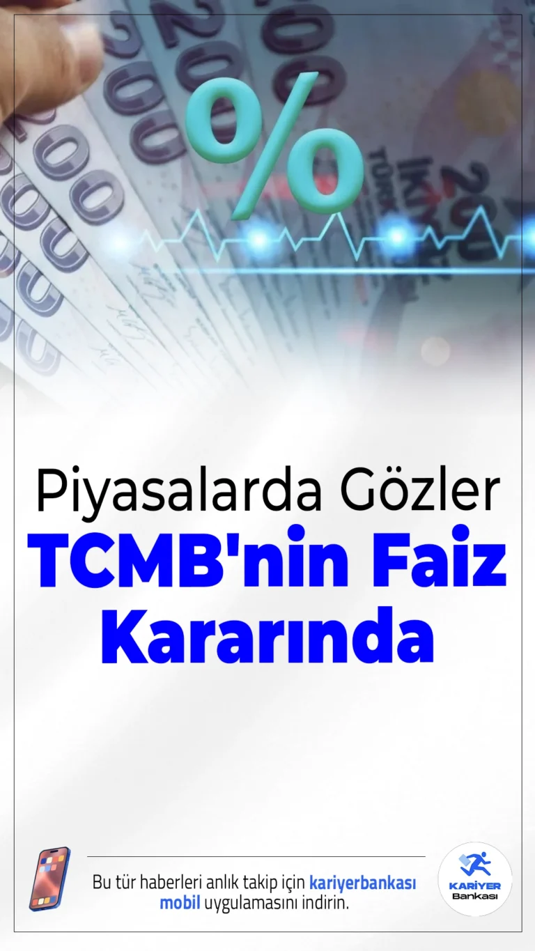 TCMB’nin Merakla Beklenen Faiz Kararı Yarın Açıklanıyor.Merkez Bankası, 23 Ekim'de gerçekleştireceği Para Politikası Kurulu toplantısında yılın yedinci faiz kararını duyuracak. Ekonomistler, 100 baz puanlık yeni bir indirimi öngörüyor.