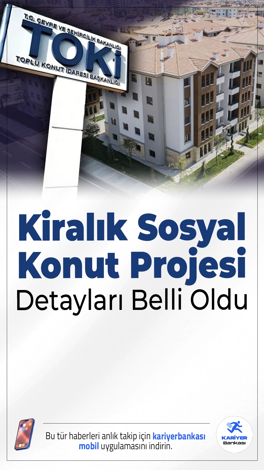 TOKİ Kiralık Sosyal Konut Projesi Detayları Belli Oldu.İstanbul'da hayata geçirilecek "Kiralık Sosyal Konut Projesi" ile dar gelirli vatandaşlar, piyasa fiyatlarının altında kira ödeyerek ev sahibi olmasa da güvenli konutlarda yaşayabilecek.