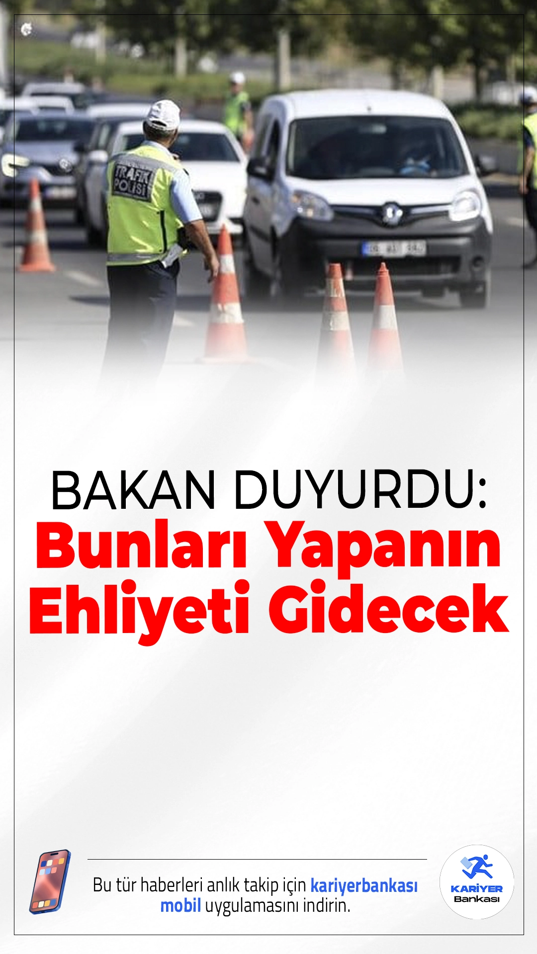 Trafikte Yeni Dönem Başlıyor: Bunları Yapanın Ehliyeti Gidecek.Trafikte kural tanımayanlara kötü haber! Yeni düzenlemelerle birlikte hız, kırmızı ışık ve cep telefonu ihlallerine ağır yaptırımlar geliyor. İçişleri Bakanı Ali Yerlikaya, ehliyet iptaline kadar varan cezaları açıkladı.