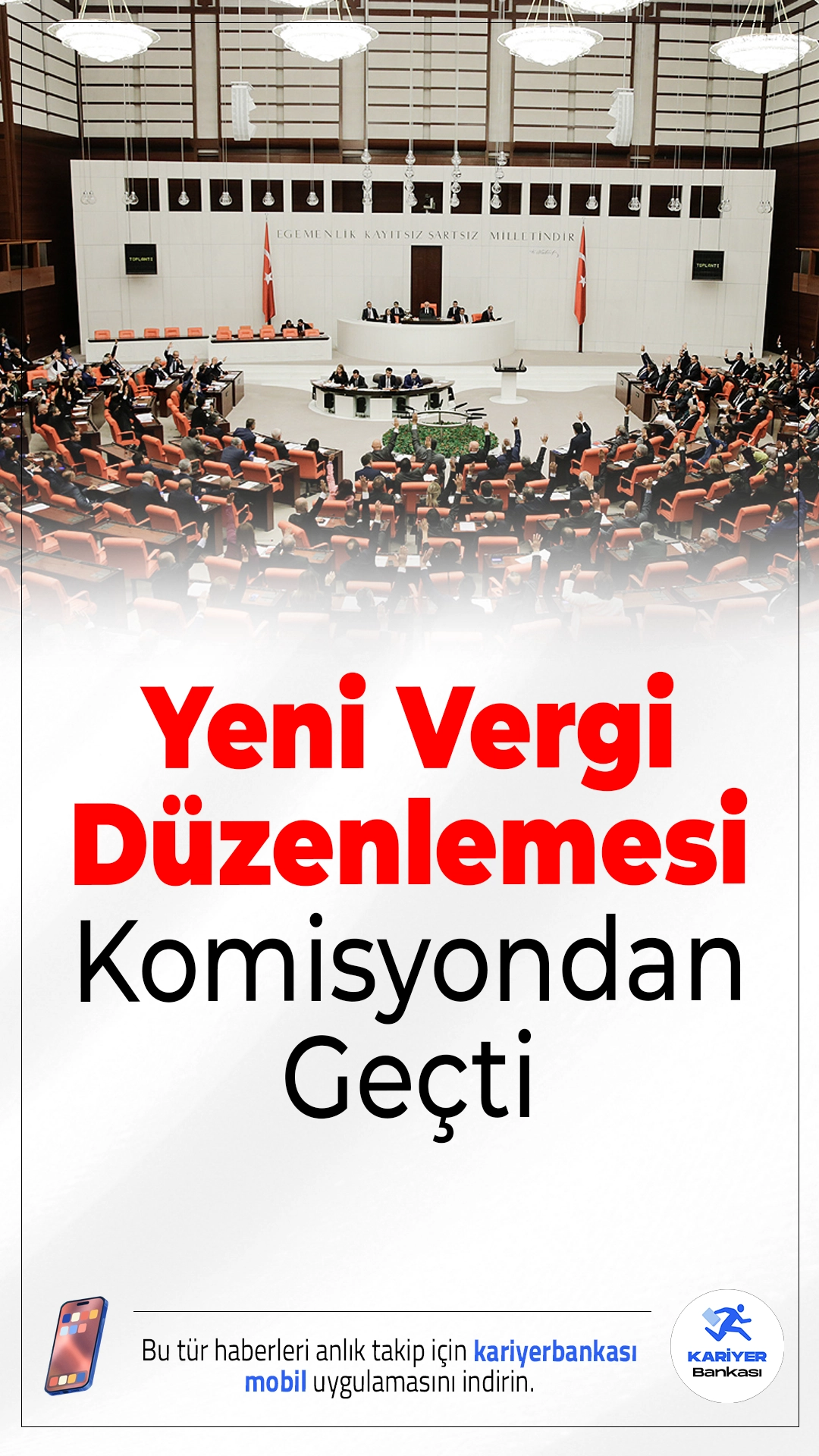 Vergi Düzenlemelerini İçeren Kanun Teklifi Komisyondan Geçti.Gelir vergisi, kira istisnaları, tapu harçları, BES katkısı ve SGK primlerine dair önemli değişiklikler içeren kanun teklifi TBMM Plan ve Bütçe Komisyonunda kabul edildi.