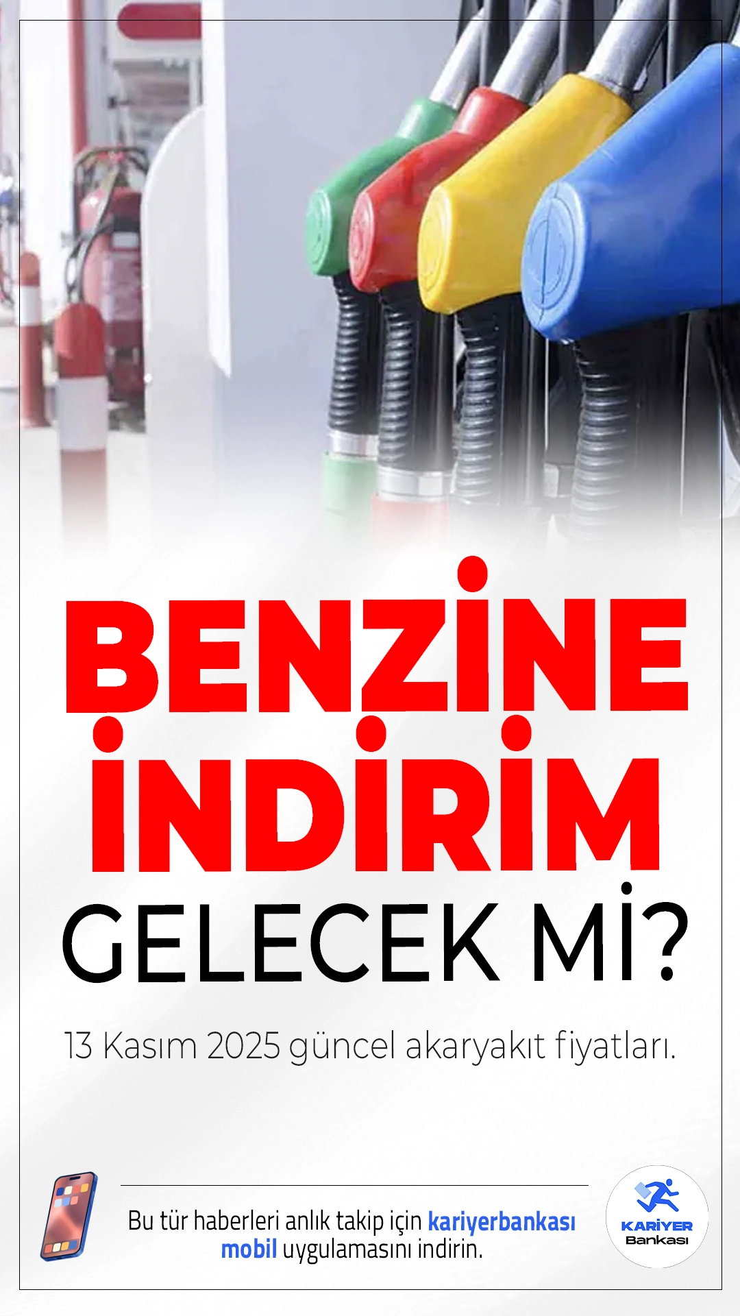 13 Kasım 2025 Akaryakıt Fiyatları: Benzin ve Motorine Zam mı İndirim mi Gelecek?Döviz kuru ve Brent petrol fiyatlarındaki hareketlilik sonrası gözler yine akaryakıt fiyatlarına çevrildi. İşte İstanbul, Ankara ve İzmir’de güncel benzin, motorin ve LPG fiyatları…