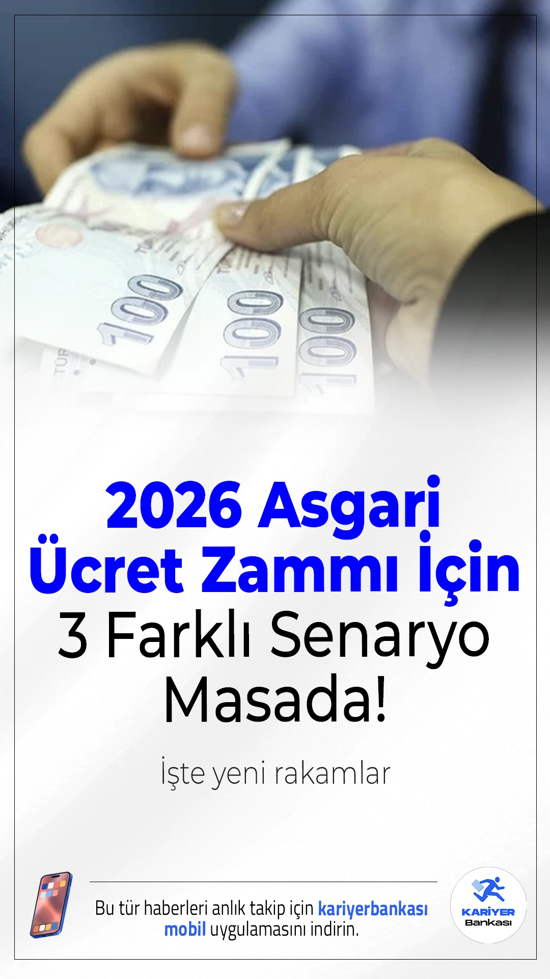 2026 Asgari Ücret Zammı İçin 3 Farklı Senaryo Masada! İşte Yeni Rakamlar.Merkez Bankası’nın yıl sonu enflasyon tahminini %32’ye yükseltmesiyle birlikte, 2026 asgari ücret zammı için yeni hesaplamalar gündeme geldi. Aralık ayında başlayacak olan Asgari Ücret Tespit Komisyonu toplantıları öncesi, masada %28, %32 ve %35 zam oranı olmak üzere 3 farklı senaryo bulunuyor.