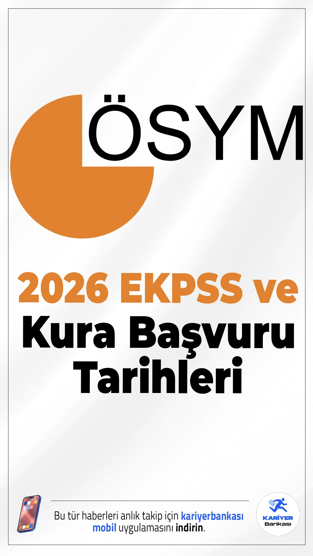 2026 EKPSS ve Kura Başvuru Tarihleri Açıklandı!ÖSYM, 2026 yılı Engelli Kamu Personeli Seçme Sınavı (EKPSS) ve kura başvuru tarihlerini açıkladı. Adaylar, belirtilen tarihlerde başvuru yapabilecek.