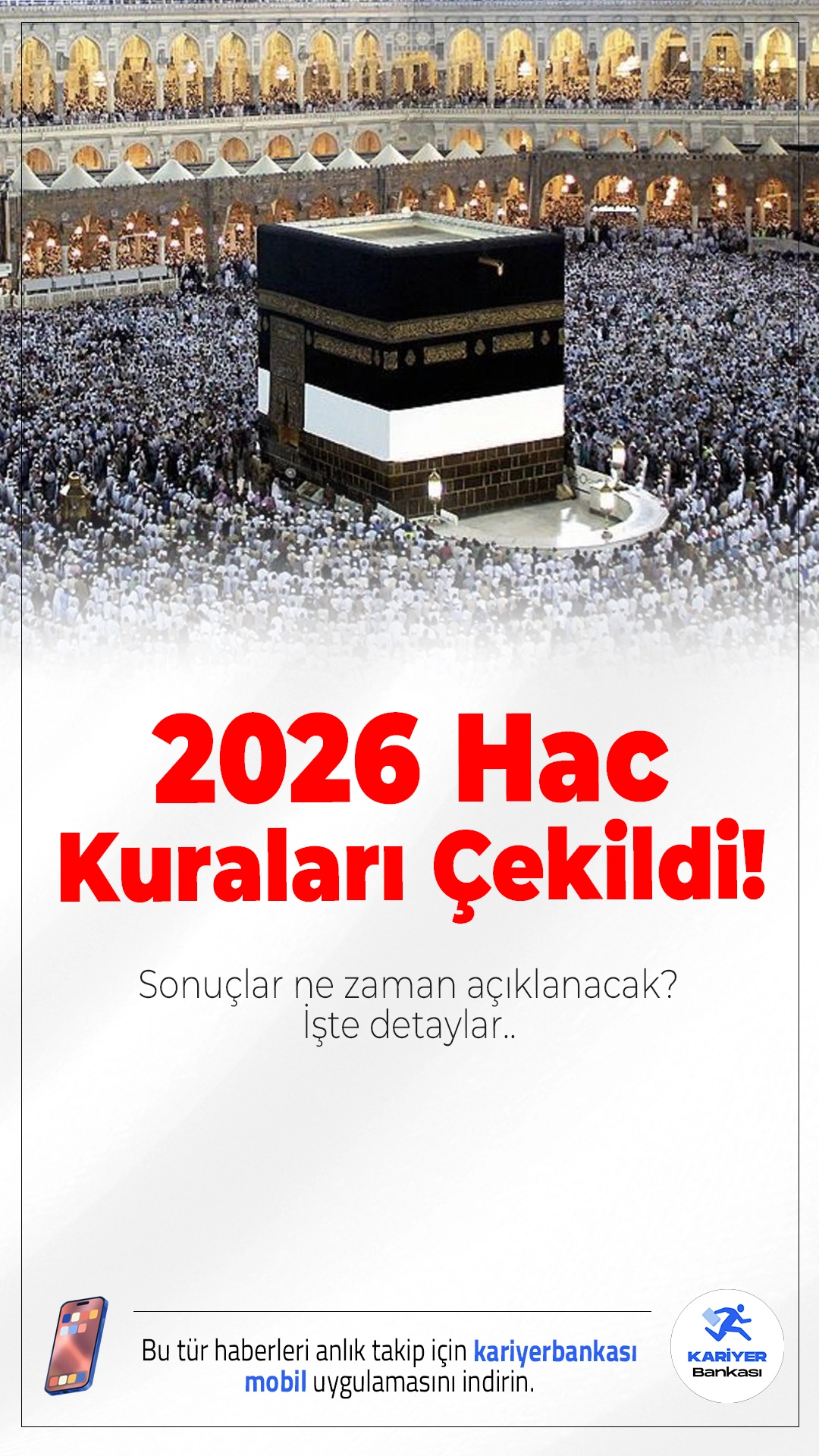2026 Hac Kuraları Çekildi! Sonuçlar Ne Zaman Açıklanacak?2026 yılında hac ibadetini yerine getirmek isteyen yaklaşık 1.8 milyon aday için büyük gün geldi. Diyanet İşleri Başkanlığı, 84 bin 942 kişilik kontenjan için düzenlenen kura çekimini bugün noter huzurunda gerçekleştirdi.