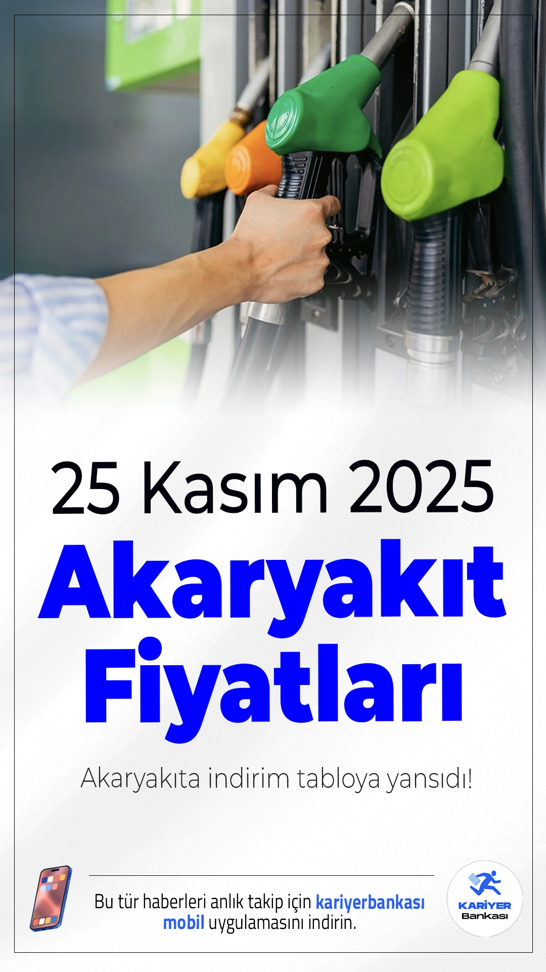 Akaryakıta İndirim Tabloya Yansıdı! 25 Kasım 2025 Akaryakıt Fiyatları..Brent petrol fiyatlarındaki dalgalanma ve döviz kurundaki değişimler sonrası motorin fiyatına 2 lira 40 kuruşluk indirim geldi. Bu indirimle birlikte sürücülerin yakıt maliyetlerinde dikkat çeken bir rahatlama yaşandı.