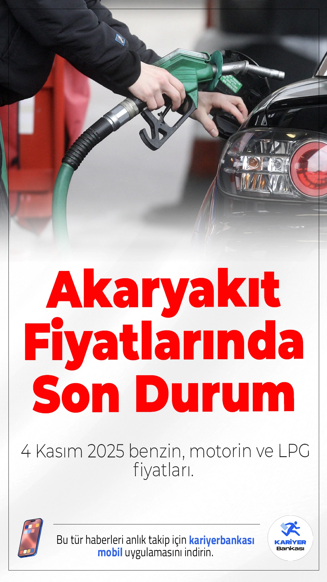 Akaryakıt Fiyatlarında Son Durum: 4 Kasım 2025 Benzin, Motorin ve LPG Fiyatları.Brent petrol fiyatlarındaki dalgalanmalar, döviz kuru hareketliliği ve vergi düzenlemeleri, akaryakıt fiyatlarını etkilemeye devam ediyor. Vatandaşlar her gün “Benzin ne kadar oldu?”, “Motorin kaç TL?”, “LPG fiyatı değişti mi?” sorularının yanıtını arıyor.