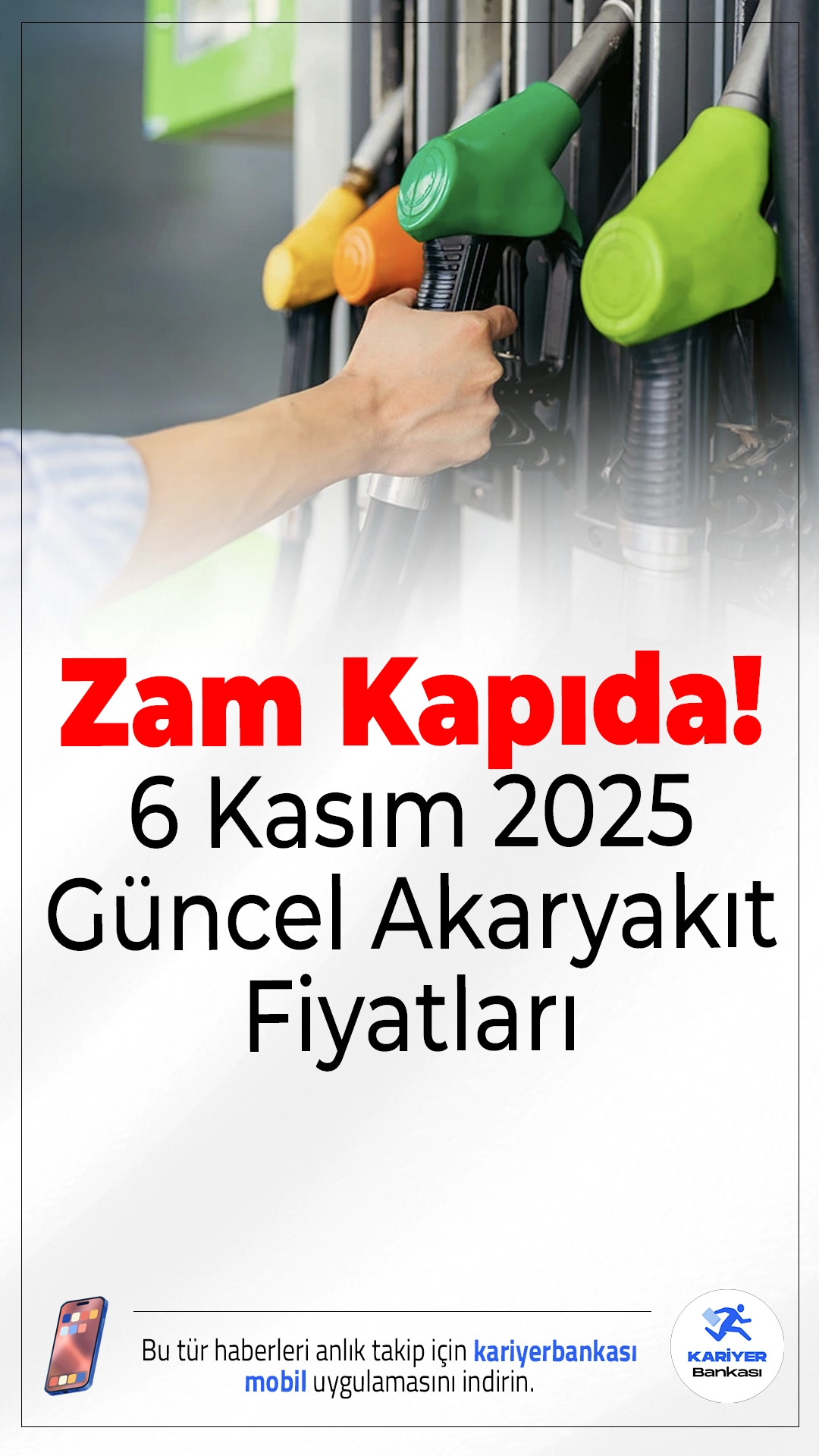 Motorine Zam Kapıda: İşte 6 Kasım 2025 Güncel Akaryakıt Fiyatları.Brent petrol ve döviz kurundaki artışlar sonrası motorin fiyatlarına bu gece yarısından itibaren 2,07 TL zam geliyor. İşte il il güncel fiyatlar...