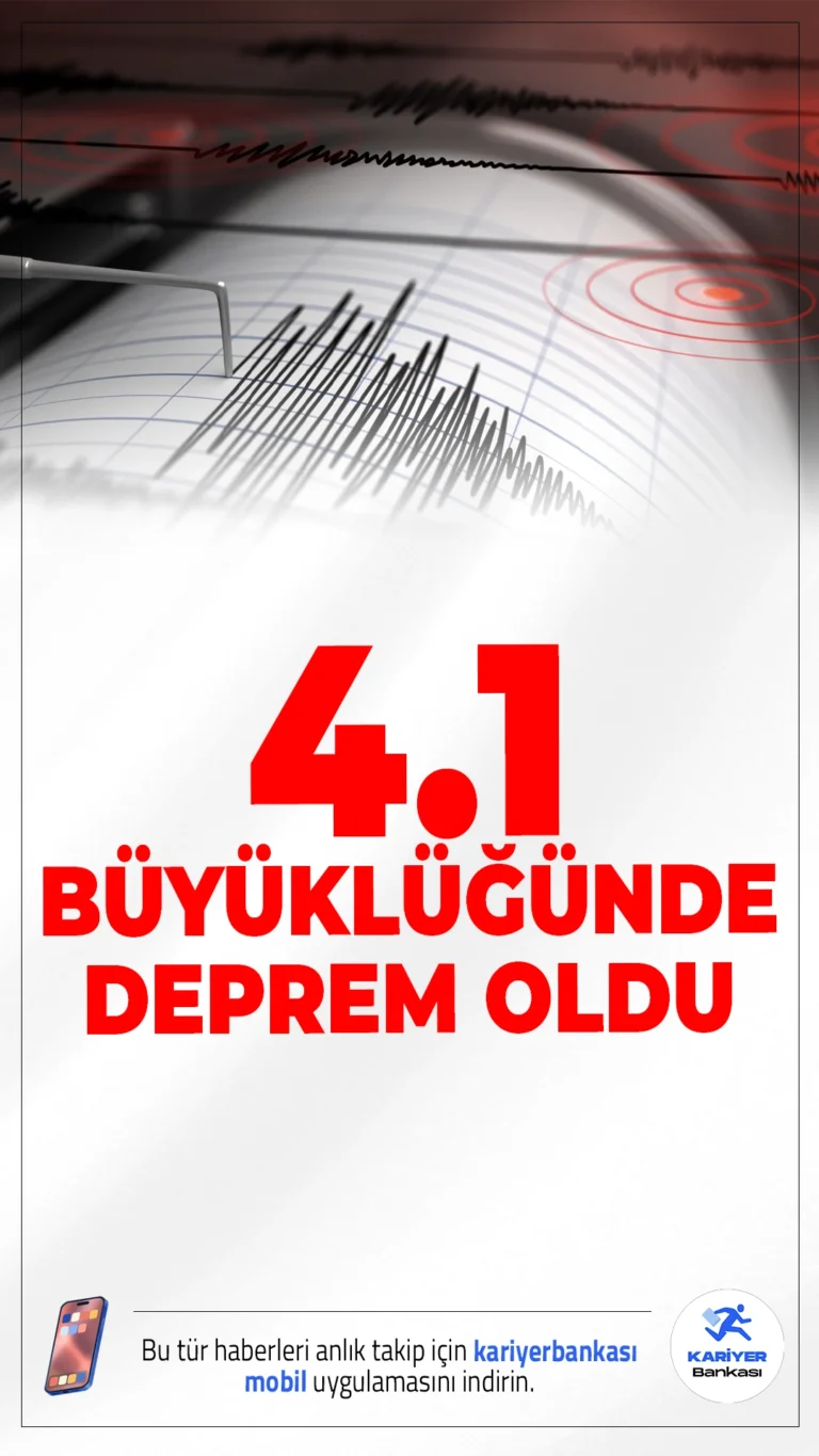 Akdeniz’de 4.1 Büyüklüğünde Deprem Meydana Geldi.AFAD, 6 Kasım 2025 günü Akdeniz’de 4.1 büyüklüğünde bir depremin meydana geldiğini duyurdu. Depremin derinliği ise 6.67 kilometre olarak ölçüldü.