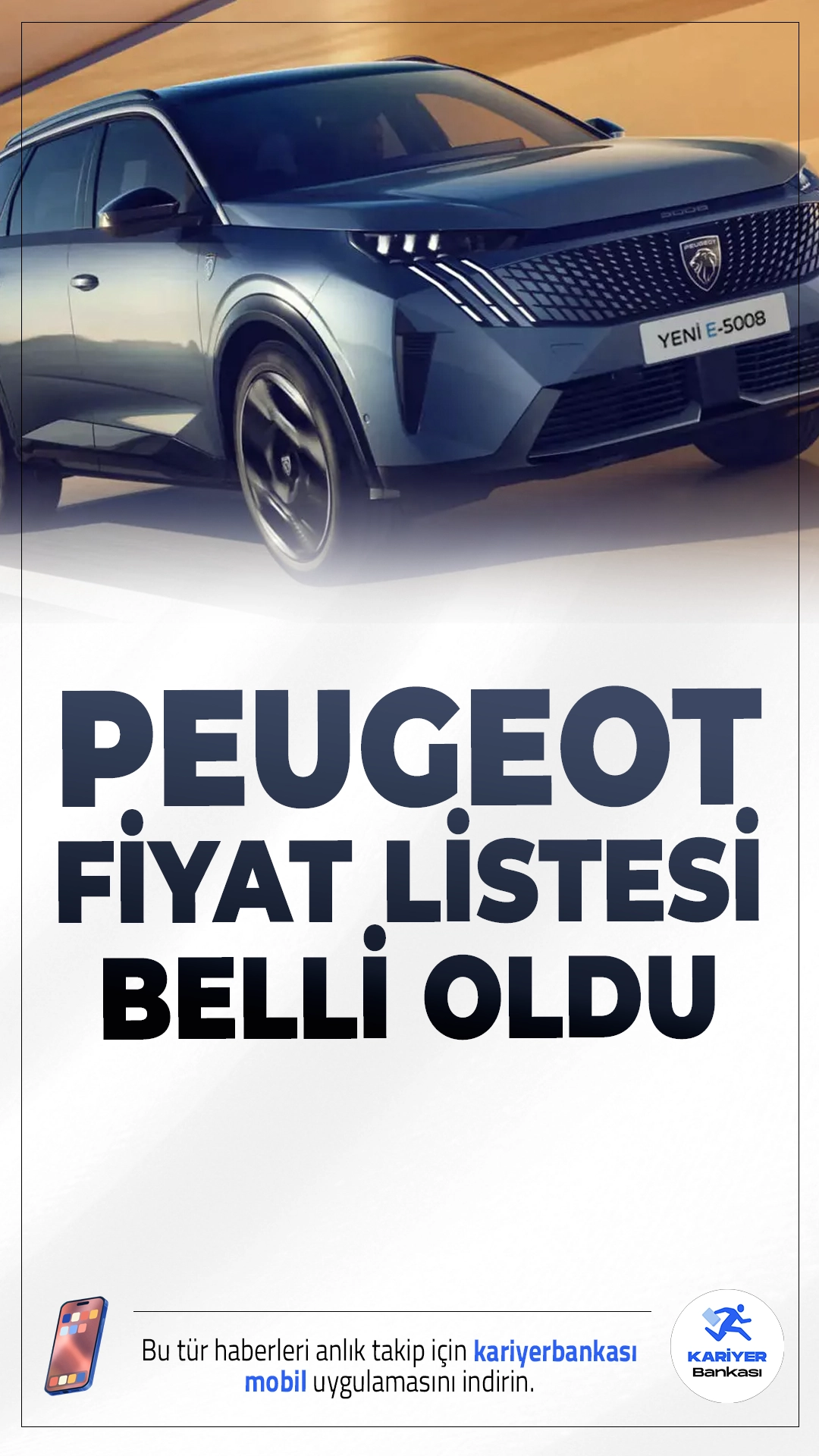 Peugeot Kasım 2025 Fiyat Listesi Belli Oldu.Kasım ayı itibarıyla bazı Peugeot modellerinde 137 bin TL’ye varan indirimler uygulanırken, en ucuz model bile 1,9 milyon TL’yi aştı. İşte detaylı fiyat listesi…