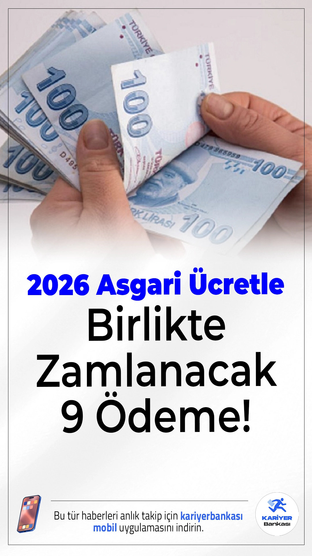 2026 Asgari Ücrette Geri Sayım Başladı! Zam Sadece Maaşları Değil, 9 Ödemeyi Birden Etkileyecek.Ocak ayında belirlenecek yeni asgari ücret, yalnızca çalışanların maaşlarını değil, birçok ödeme ve sosyal destek kalemini de doğrudan değiştirecek. Brüt asgari ücrete yapılacak artış; işsizlik maaşından GSS primine, stajyer maaşından kıdem tazminatına kadar pek çok alanda etkili olacak.