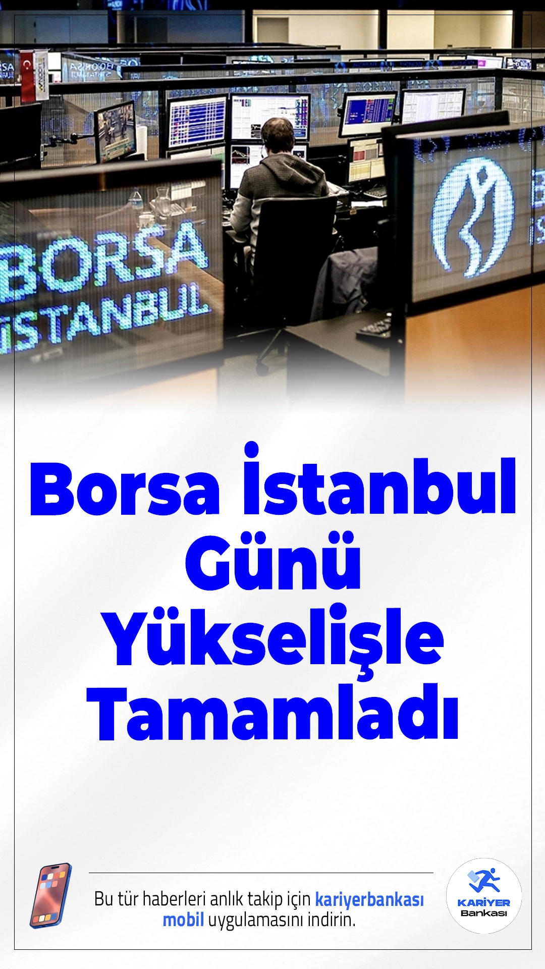 Borsa İstanbul Günü Yükselişle Tamamladı.BIST 100 endeksi, beklentilerin altında kalan enflasyon verisinin etkisiyle alıcılı seyrini sürdürdü. Gün sonunda yüzde 0,81 değer kazanan endeks, 11.060 puana ulaştı.