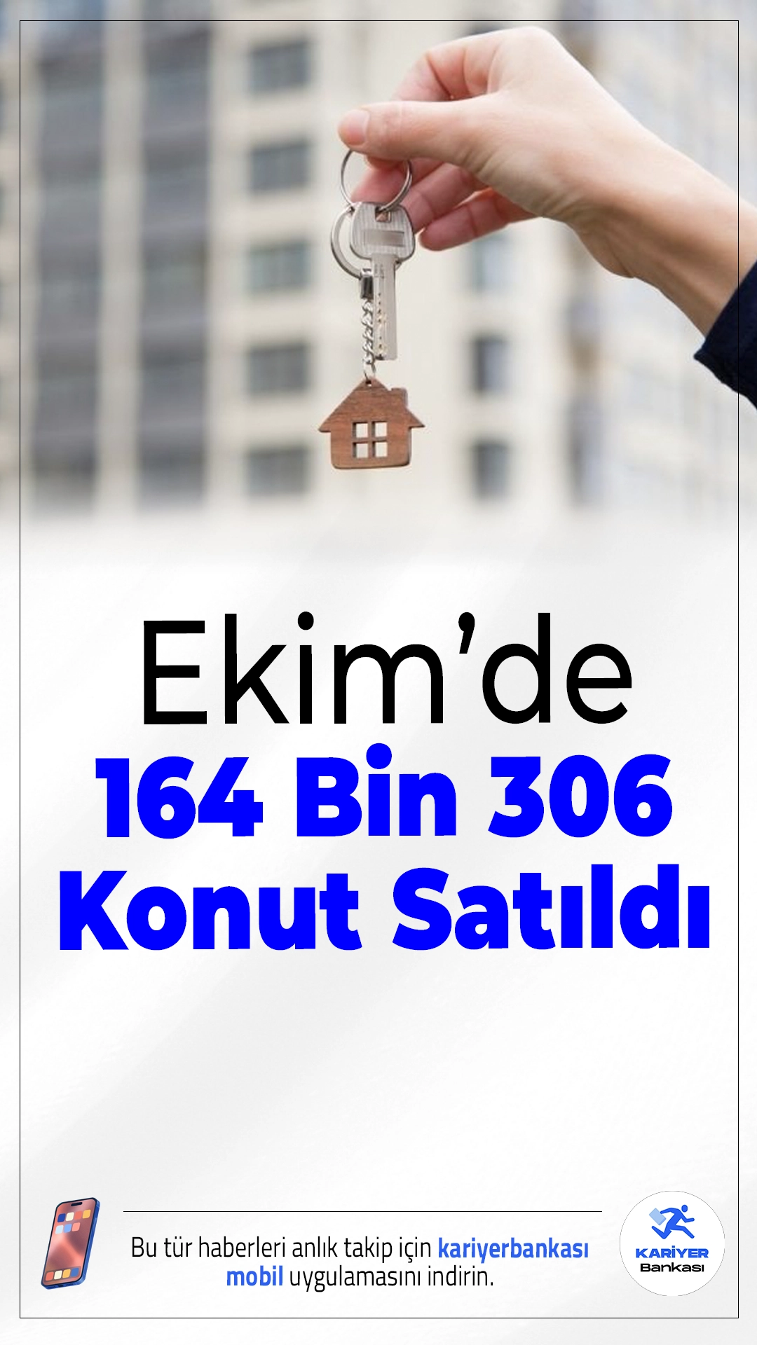 Ekim'de Türkiye Genelinde 164 Bin Konut Satıldı.Konut satışları geçen yılın aynı dönemine göre yüzde 0,5 gerileyerek 164 bin 306 oldu. Yabancıya satışta Ruslar yine zirvede, ipotekli satışlar ise artışta.