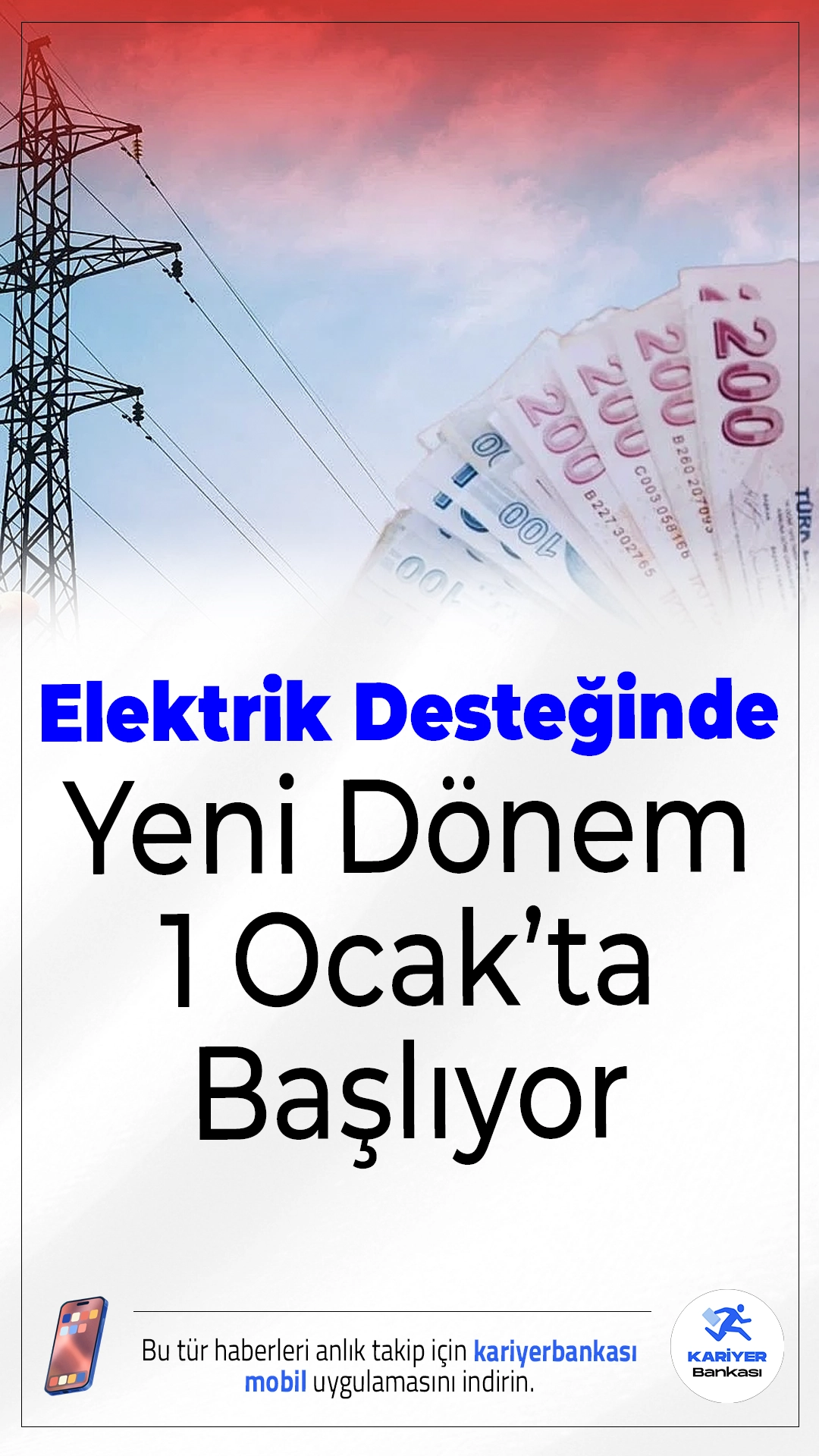 Elektrik Desteğinde Yeni Dönem 1 Ocak’ta Başlıyor.Yıllık tüketimi 4 bin kilovatı aşanlar elektrik desteğinden çıkarılacak, aylık 333 kilovat altındaki abonelere destek sürecek.