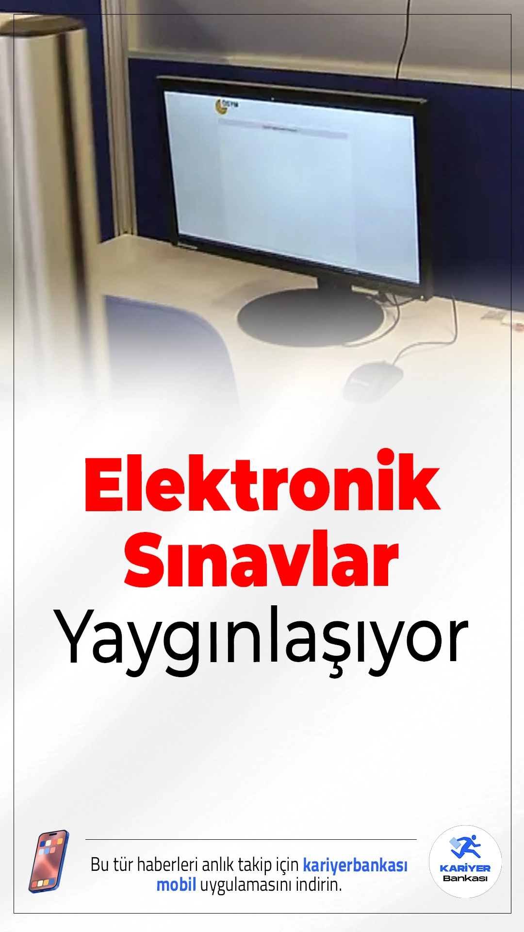 Elektronik Sınavlar Türkiye Genelinde Yaygınlaşıyor.Elektronik sınavlar, hız, güvenlik ve çevre dostu yapısıyla öne çıkıyor. ÖSYM, e-sınav merkezlerini tüm Türkiye’ye yaymayı hedefliyor.