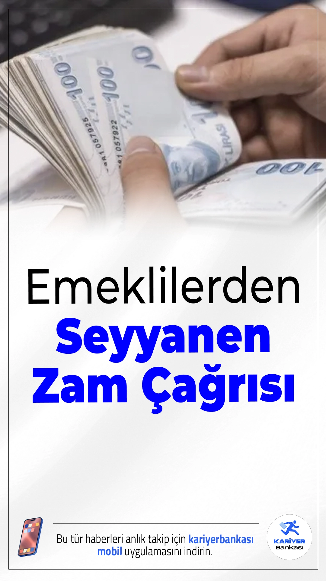 Emeklilerden Seyyanen Zam Çağrısı.Emekli aylıklarının açlık sınırının altına düşmemesi için Türkiye Emekliler Derneği, seyyanen zam çağrısında bulundu. TÜED, ayrıca emeklilik sisteminde köklü değişiklikler yapılmasını talep ediyor.