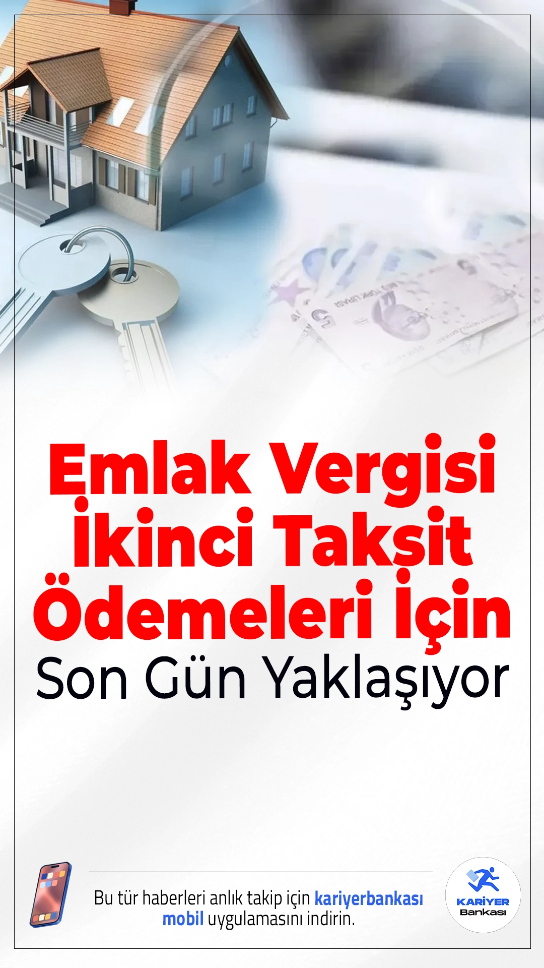 Emlak Vergisi İkinci Taksit Ödemeleri İçin Son Gün 1 Aralık.Emlak vergisinin ikinci taksit ödemeleri için son tarih hızla yaklaşıyor. Vergi mükelleflerinin 1 Aralık 2025 Pazartesi gününe kadar ödemelerini tamamlaması gerekiyor.