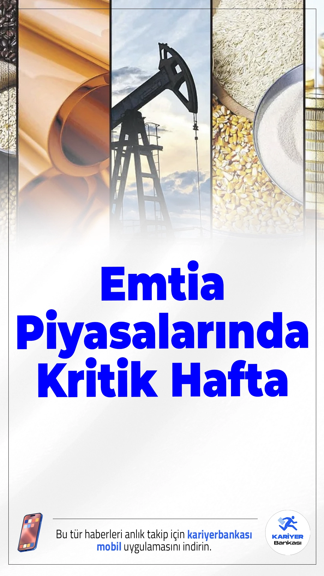 Emtia Piyasalarında Kritik Hafta.Geçtiğimiz hafta emtia piyasaları, küresel ticaret tarifeleri, arz-talep dengesizliği ve ABD Merkez Bankası'nın faiz politikalarına dair belirsizliklerin etkisiyle dalgalı bir seyir izledi. Tarım, enerji ve değerli metallerde fiyat hareketleri dikkat çekerken, Çin ekonomisindeki yavaşlama ve jeopolitik gerginlikler de piyasalarda etkili oldu.