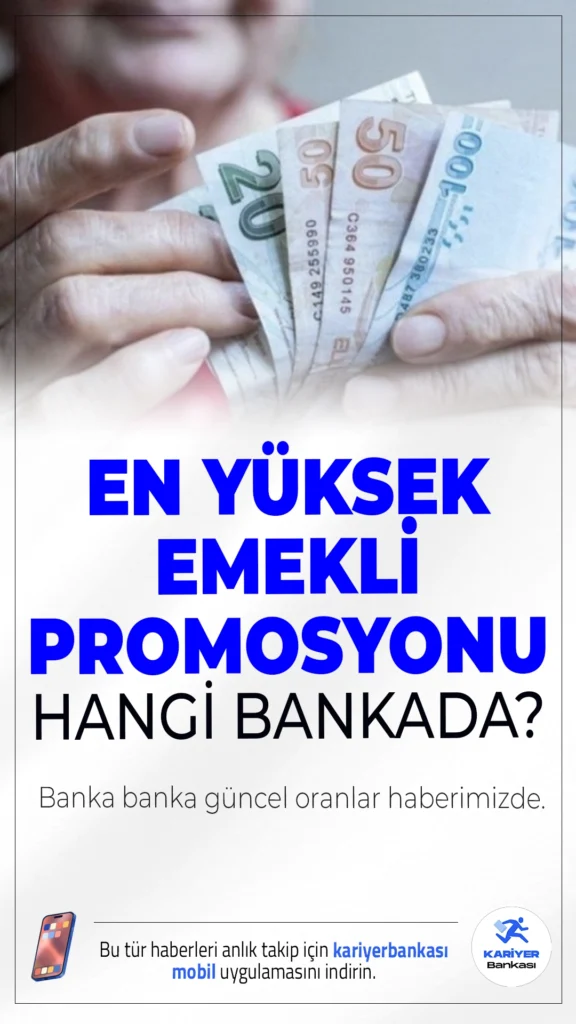 Kasım 2025 Güncel Emekli Promosyonları.Kasım ayı itibarıyla bankalar emeklilere yönelik promosyon kampanyalarını güncelledi. Promosyon tutarları emekli maaşı miktarı, verilen taahhüt süresi ve ek koşullara göre farklılık gösteriyor. Bazı bankalar 30.000 TL’yi aşan toplam ödüller sunuyor.