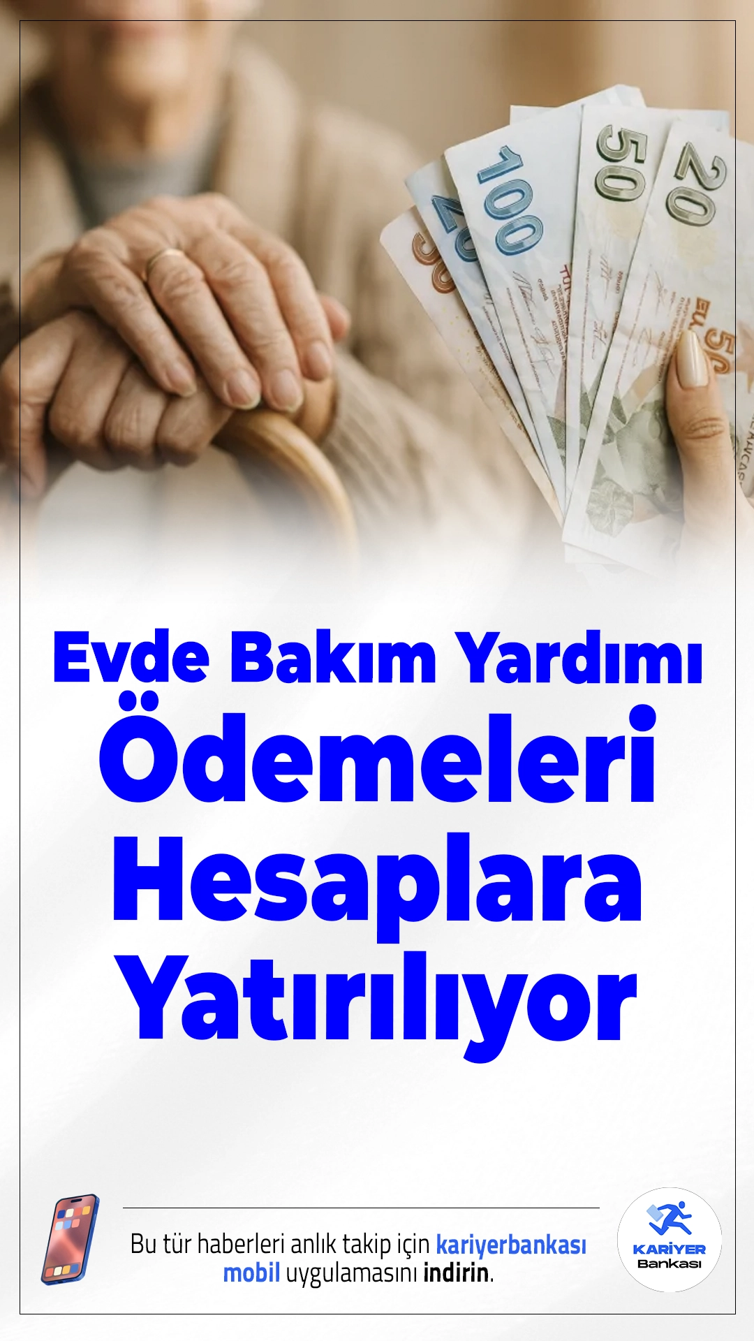 Evde Bakım Yardımı Ödemeleri Hesaplara Yatırılıyor.Aile ve Sosyal Hizmetler Bakanlığı, bu ay 6 milyar TL'lik Evde Bakım Yardımı ödemesini hak sahiplerinin hesaplarına aktarmaya başladı.
