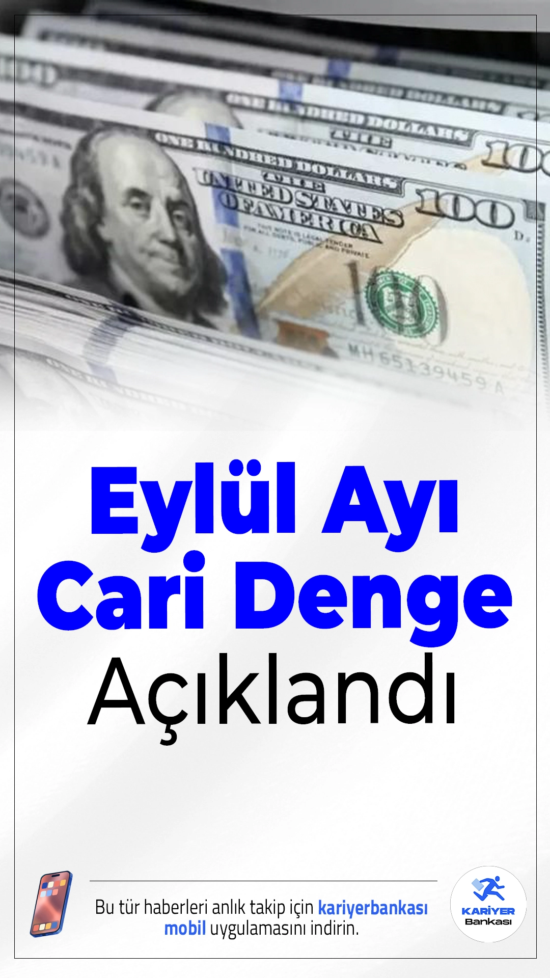Eylül Ayı Cari Denge Açıklandı: 1,1 Milyar Dolar Fazla Verildi.Türkiye’nin cari işlemler hesabı Eylül 2025’te 1 milyar 112 milyon dolar fazla verdi. Altın ve enerji hariç cari fazla ise 6,8 milyar doları aştı.