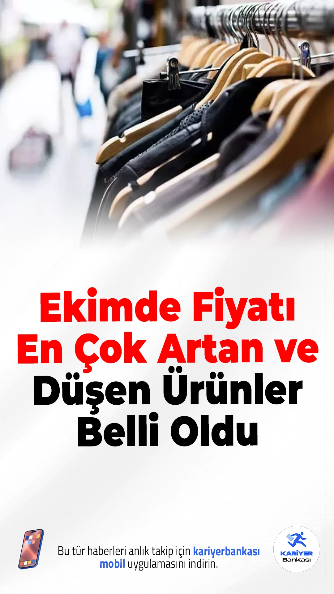 Ekimde Fiyatı En Çok Artan ve Düşen Ürünler Belli Oldu.Ekim ayında tüketici fiyatları bazında erkek giyim ürünleri zam şampiyonu olurken, evcil hayvan ürünleri en çok ucuzlayanlar arasında yer aldı.