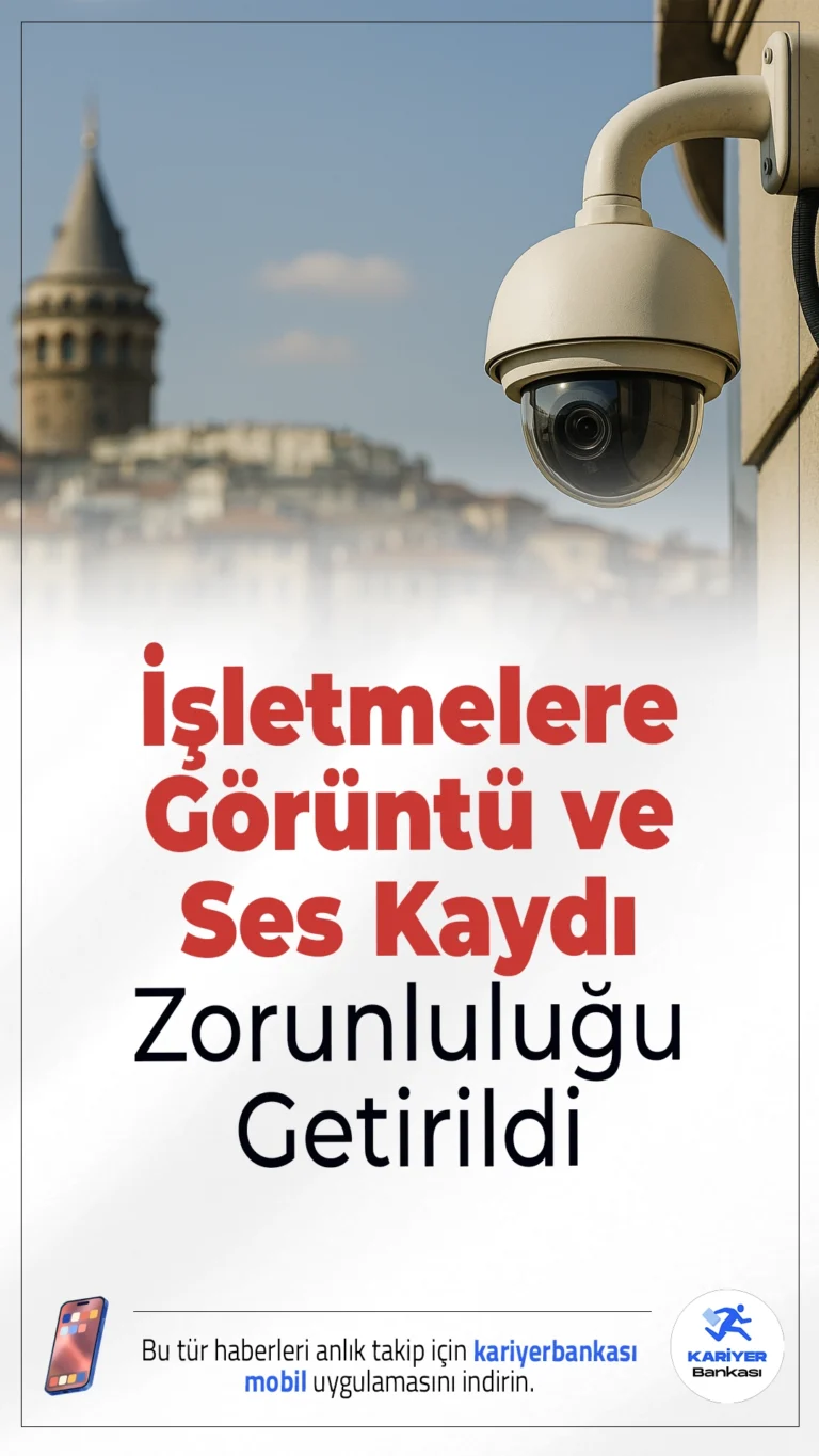 İstanbul’daki İşletmelere Görüntü ve Ses Kaydı Zorunluluğu Getirildi.İstanbul’da gıda güvenliğini sağlamak amacıyla önemli kararlar alındı. İstanbul Valiliği tarafından düzenlenen Gıda Güvenliği Toplantısı’nda, vatandaşların sağlıklı gıdaya erişimini artırmak için kapsamlı denetim ve uygulamalar devreye alınıyor. En dikkat çeken adım ise, tüm gıda işletmelerine 24 saat kesintisiz ses ve görüntü kaydı yapma zorunluluğu oldu.