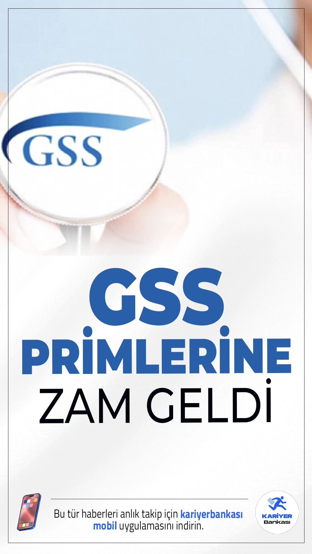 GSS Primlerine Zam: 1 Aralık’tan İtibaren 1.560 TL Olacak.Gelir testine girmeyen veya gelir seviyesi belirli bir sınırın üzerinde olan vatandaşların ödemekle yükümlü olduğu GSS primlerinde ciddi artışa gidildi.