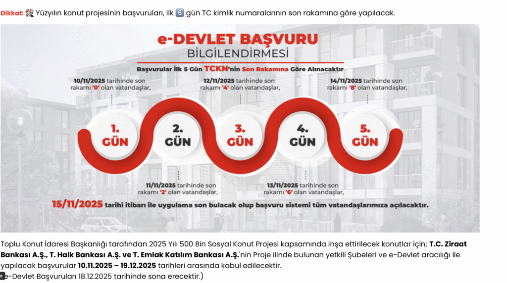 500 Bin Sosyal Konut