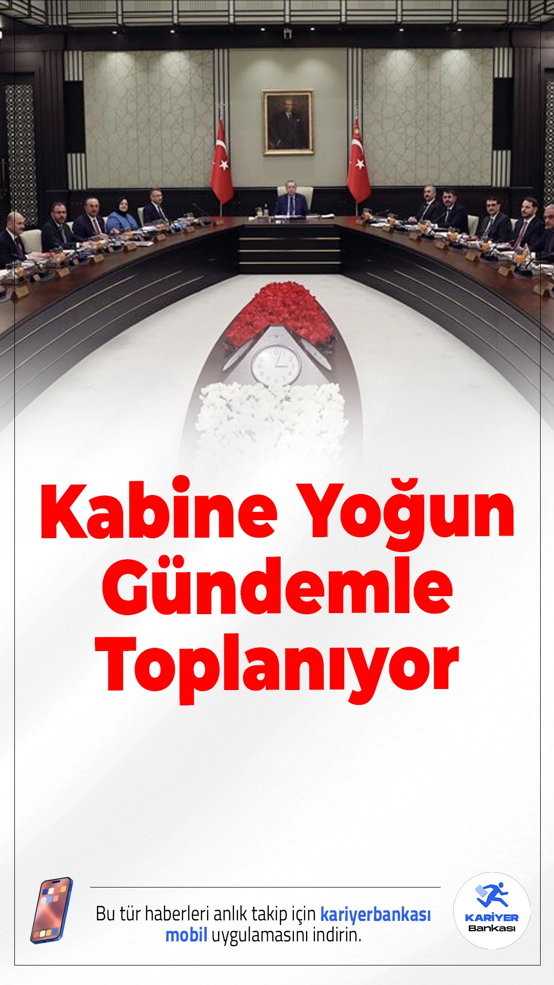 Cumhurbaşkanlığı Kabinesi Yoğun Gündemle Toplanıyor.Cumhurbaşkanı Recep Tayyip Erdoğan başkanlığında bugün yapılacak kabine toplantısında Gazze’deki ateşkes süreci, terörle mücadele ve ekonomik gelişmeler masaya yatırılacak.
