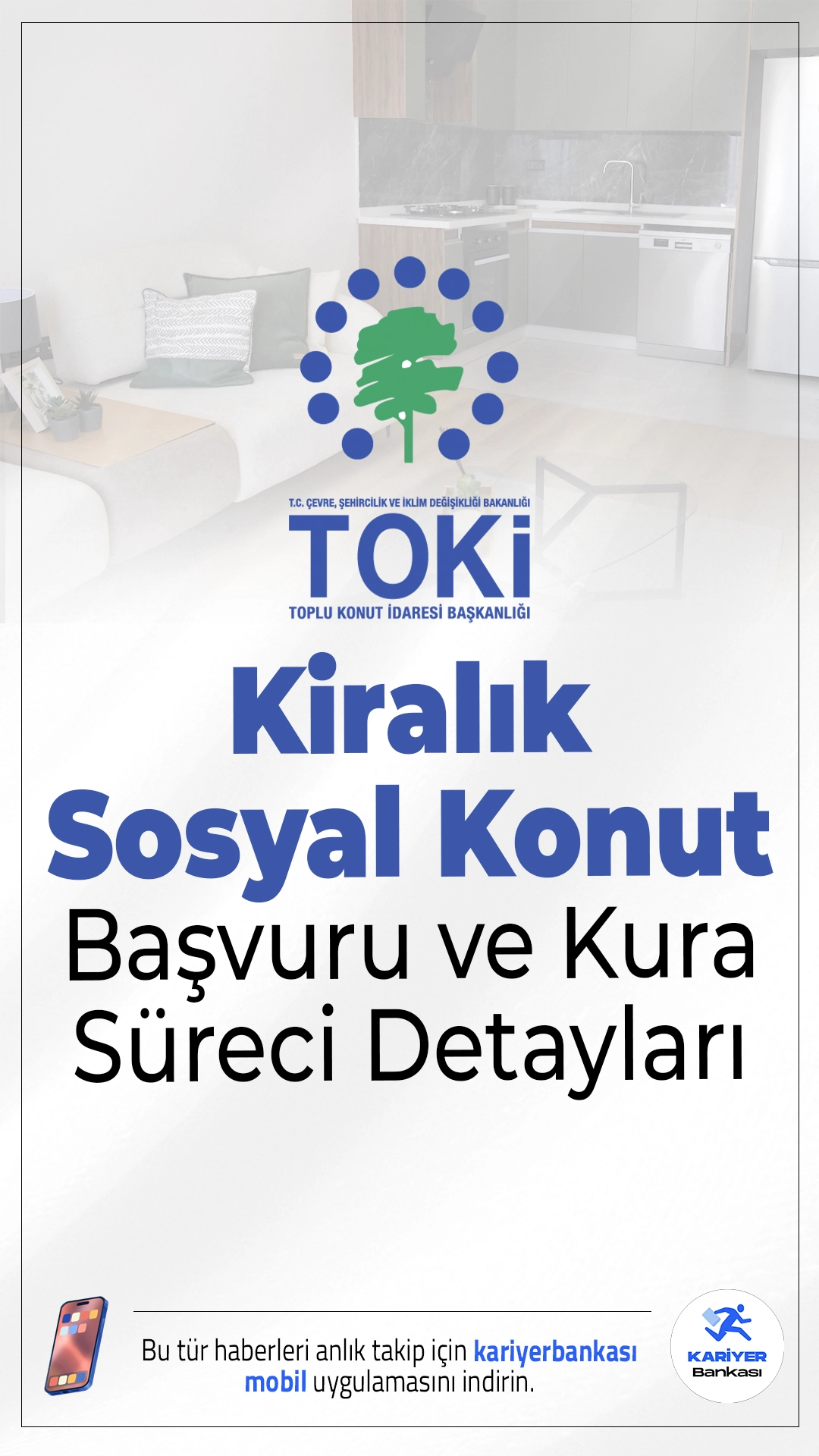 15 Bin Kiralık Sosyal Konut Geliyor! İşte Başvuru ve Kura Süreci.Kira fiyatlarındaki fahiş artışlara çözüm olacak yeni proje devrede: TOKİ, İstanbul'da 15 bin kiralık sosyal konut inşa edecek. Ev sahibi devlet olacak, kiralar piyasa değerinin altında tutulacak.